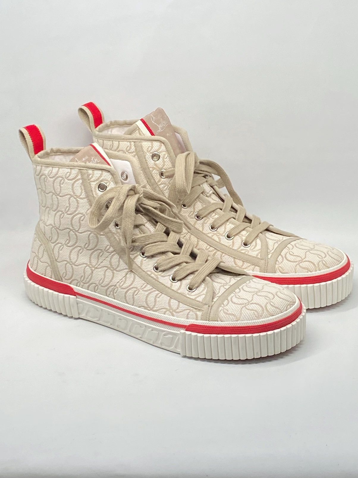 Christian Louboutin Christian Louboutin Cl High-Top Sneakers size 42/us size 9 Size US 9 / EU 42 - 3 Thumbnail