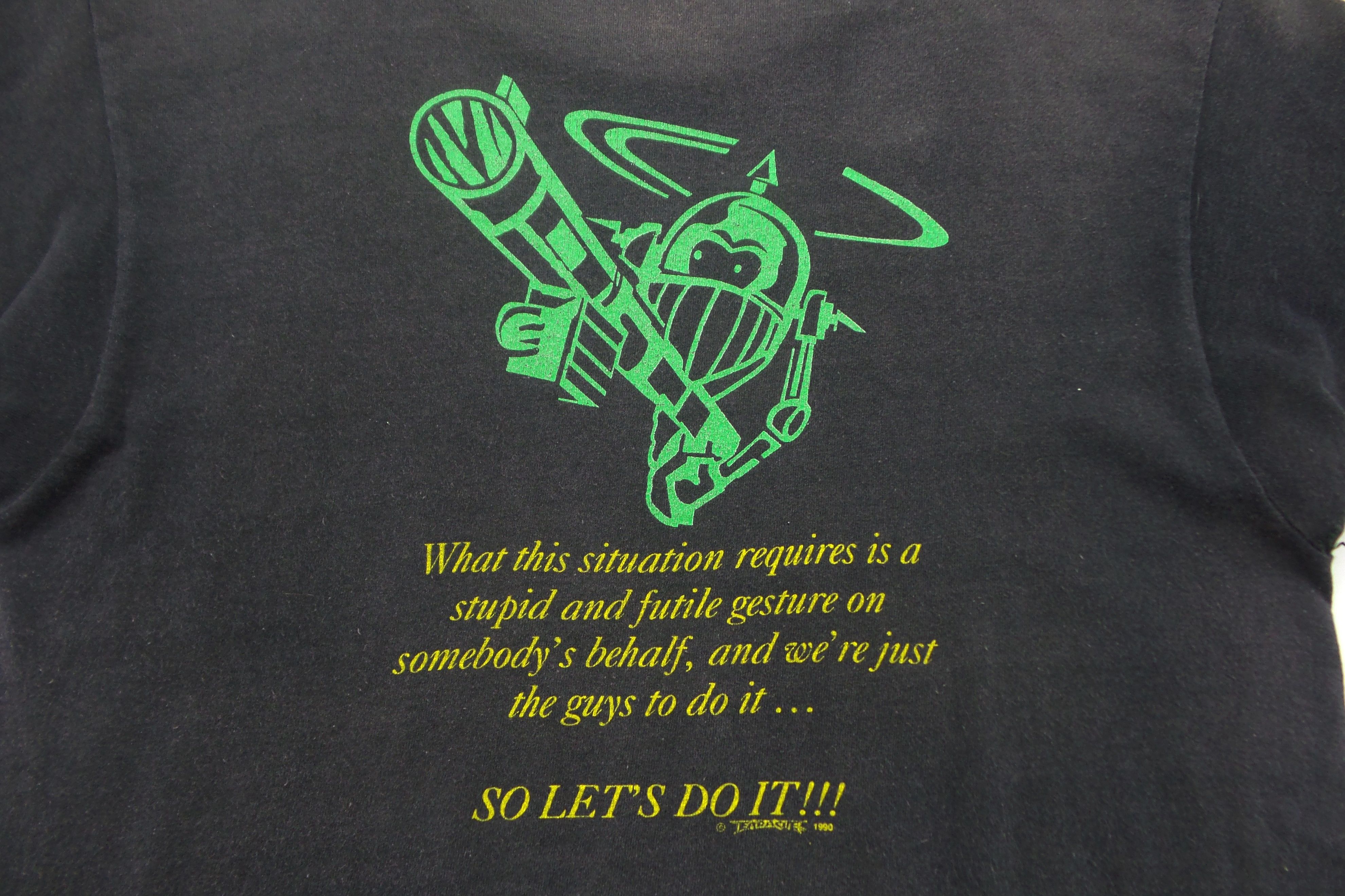 Band Tees DISTRESSED Vintage 90s Lawnmower Deth T-shirts Size US M / EU 48-50 / 2 - 10 Thumbnail