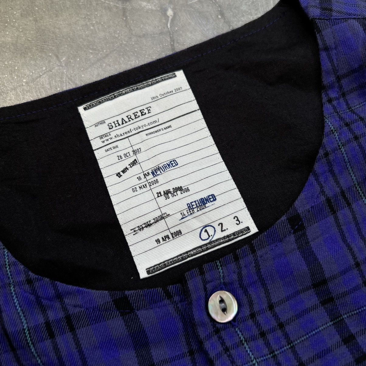 SHAREEF Shareef Button up Flannel Longsleeve Shirt Size US M / EU 48-50 / 2 - 6 Thumbnail