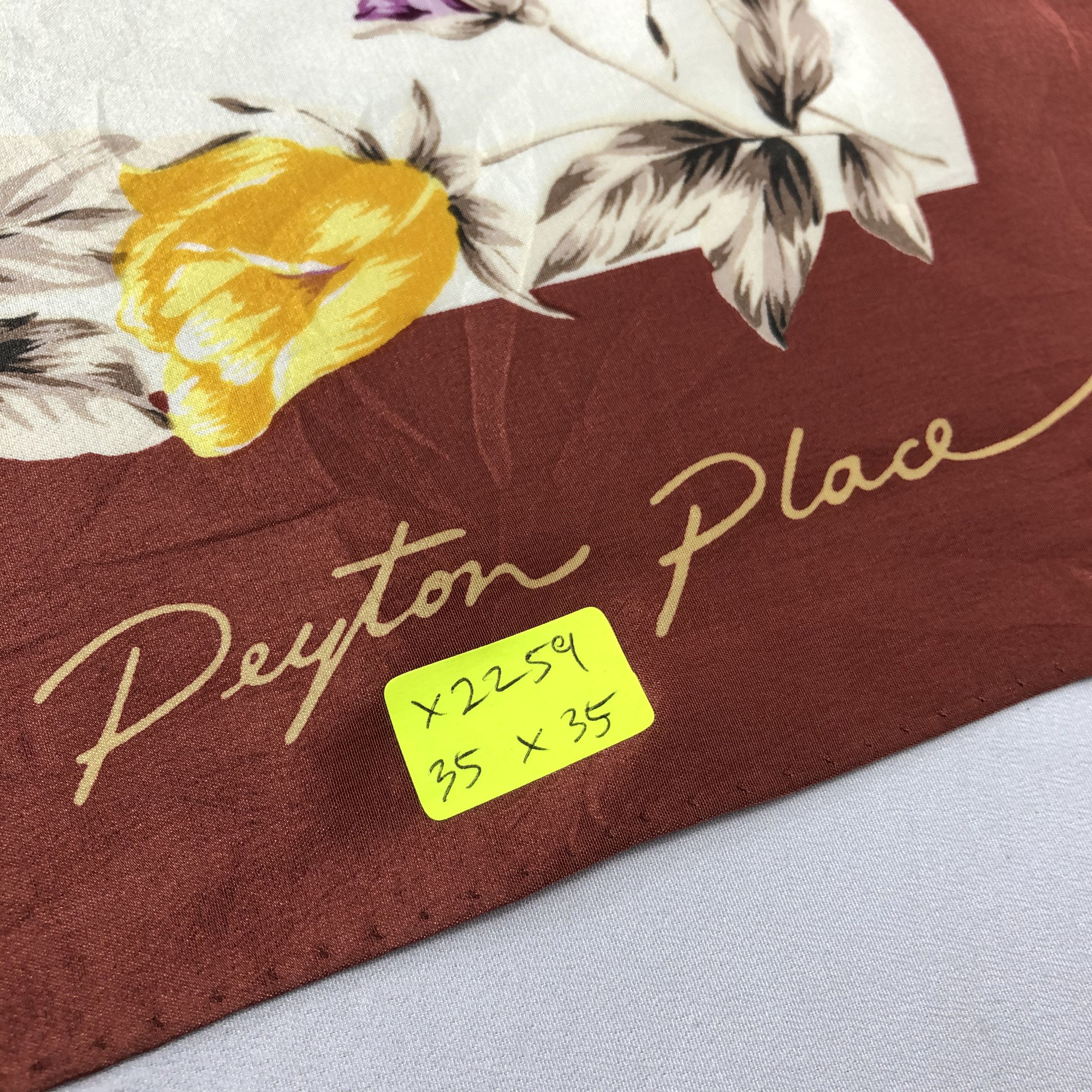 PPFM Vintage Peyton Place Silk Scarf Size ONE SIZE - 9 Thumbnail