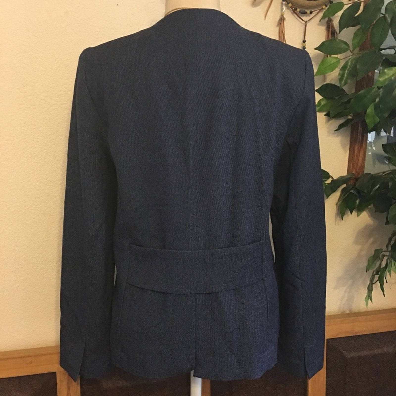 Other Adrienne Vittadini denim look open front blazer Size M / US 6-8 / IT 42-44 - 5 Thumbnail