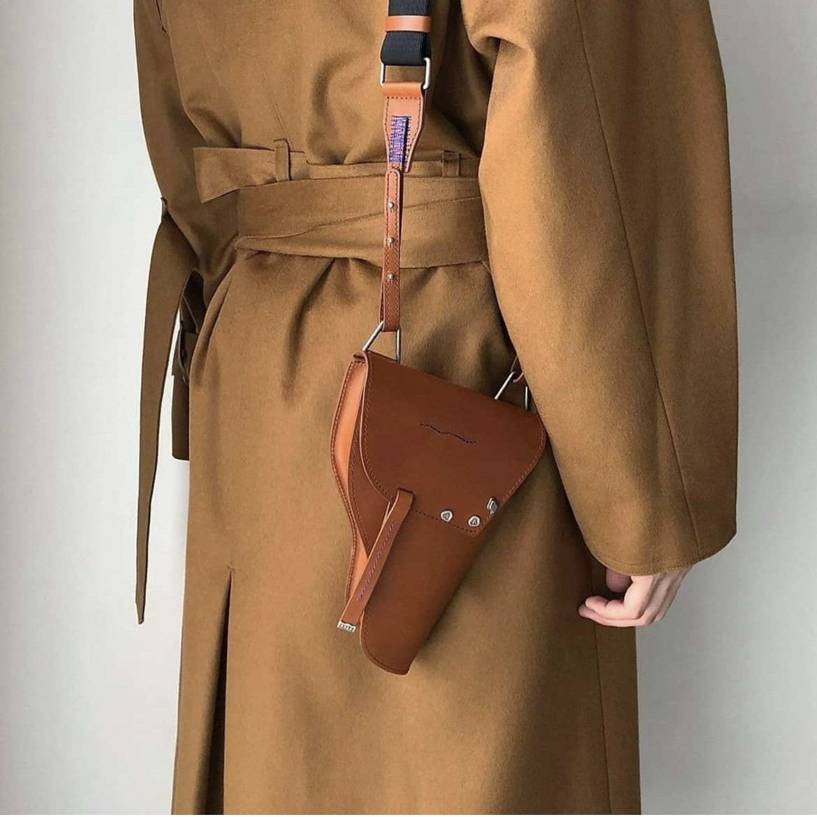 Ader Error Brown Gun Bag Size ONE SIZE - 2 Thumbnail