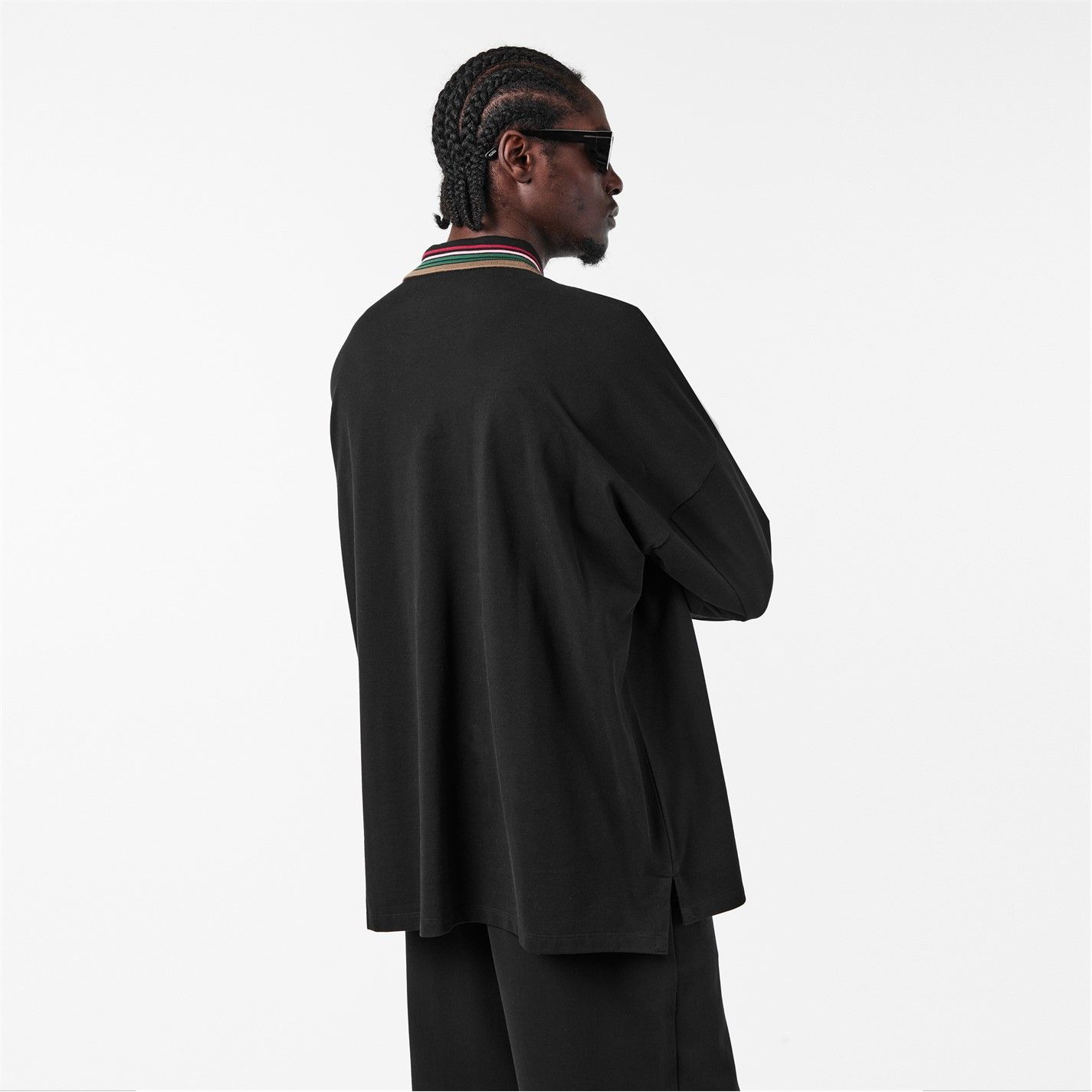 Vivienne Westwood o1g2r1mq0526 Long Sleeve Polo Shirt in Black Size US S / EU 44-46 / 1 - 4 Thumbnail