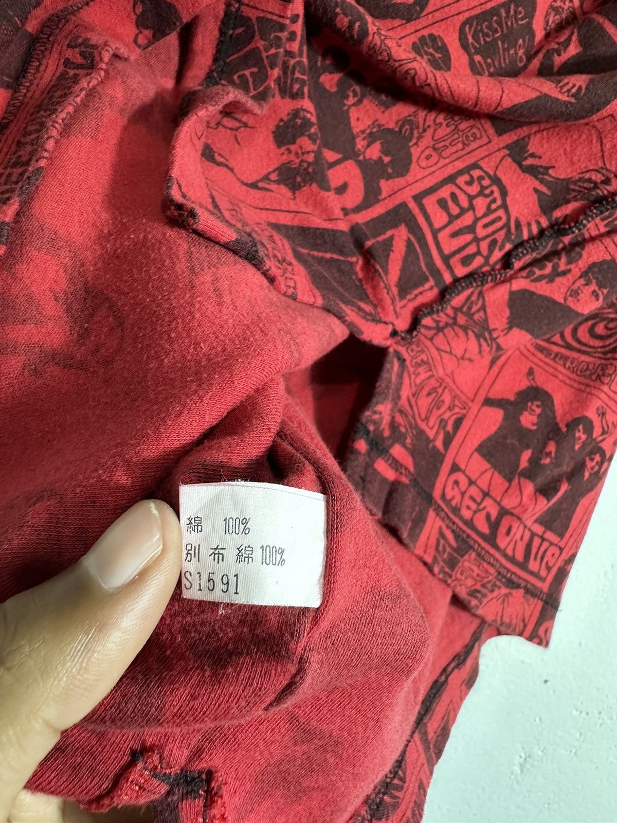 Hysteric Glamour STONE ANGEL UNDERGROUND LONG SLEEVE TEE HYSTERIC STYLE Size US M / EU 48-50 / 2 - 10 Thumbnail
