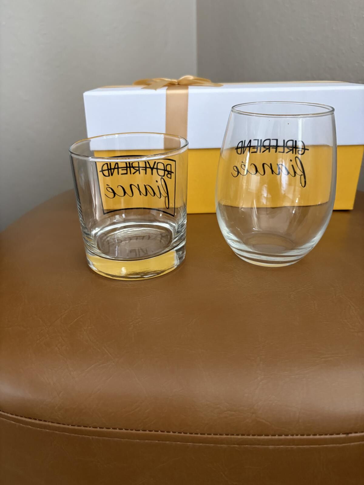 Other New fiancé glasses set of 2 Size ONE SIZE - 5 Thumbnail