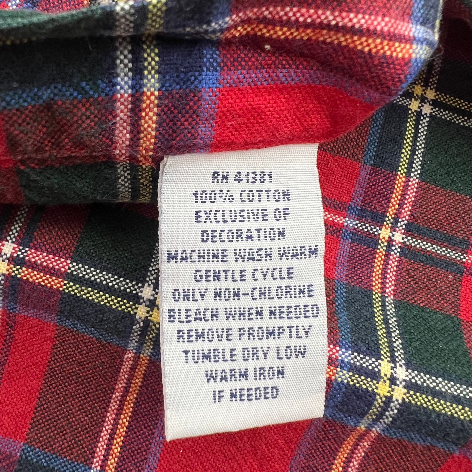 Ralph Lauren Ralph Lauren Red Plaid Cotton Button Down Shirt Size US L / EU 52-54 / 3 - 7 Thumbnail