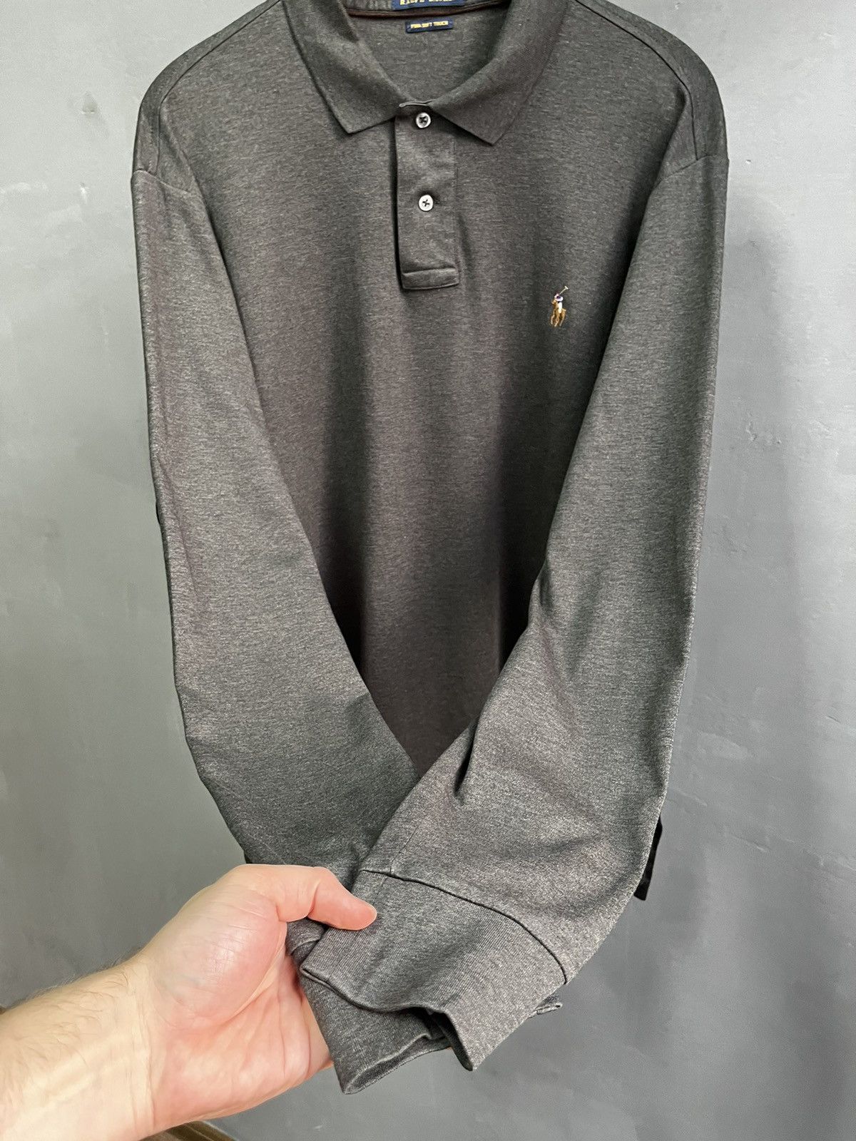 Polo Ralph Lauren × Rugby Ralph Lauren × Vintage Polo Ralph Lauren rugby long sleeve Size US XL / EU 56 / 4 - 4 Thumbnail