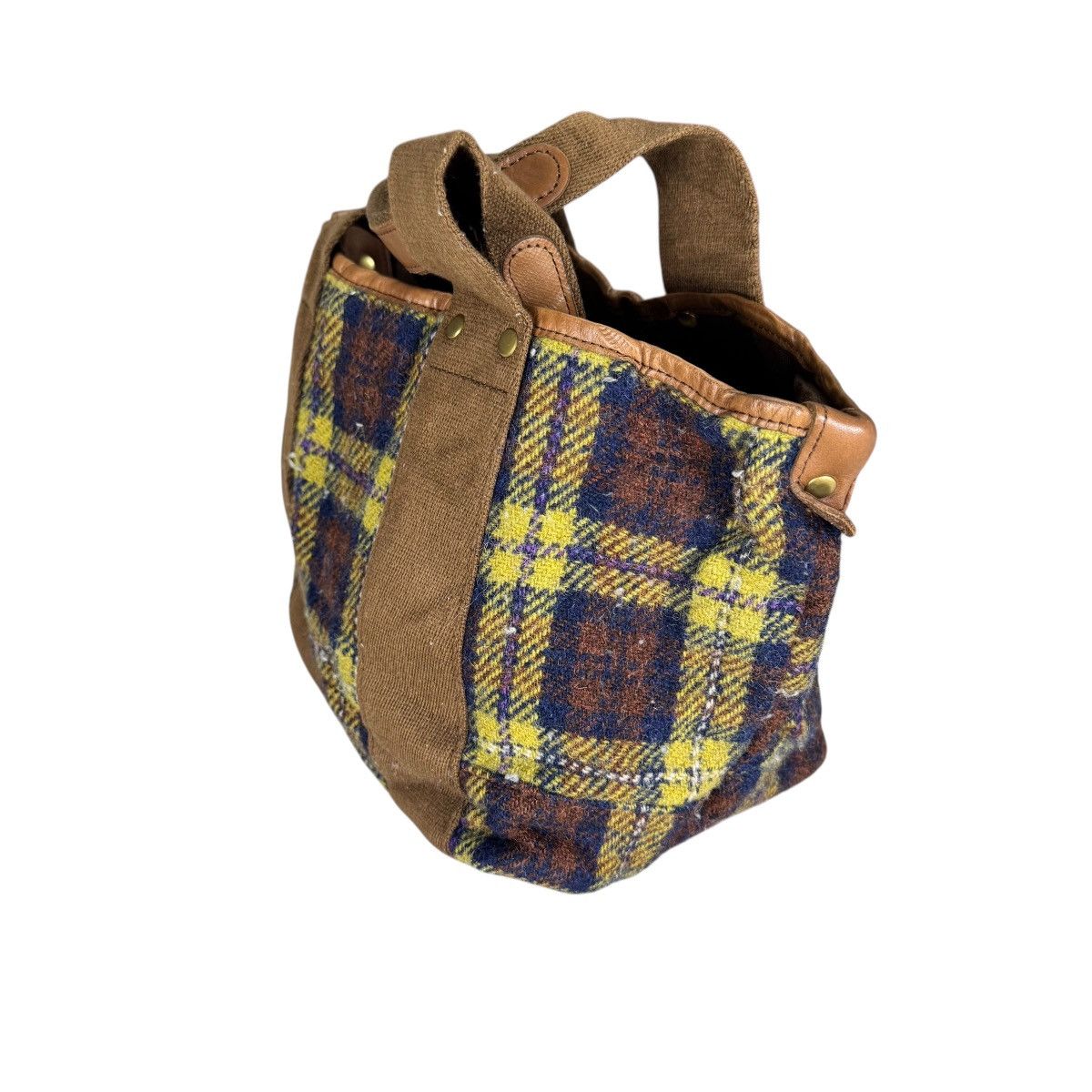 Harris Tweed 🌟HARRIS TWEED WOOL TARTAN TOTE BAGS Size ONE SIZE - 3 Thumbnail