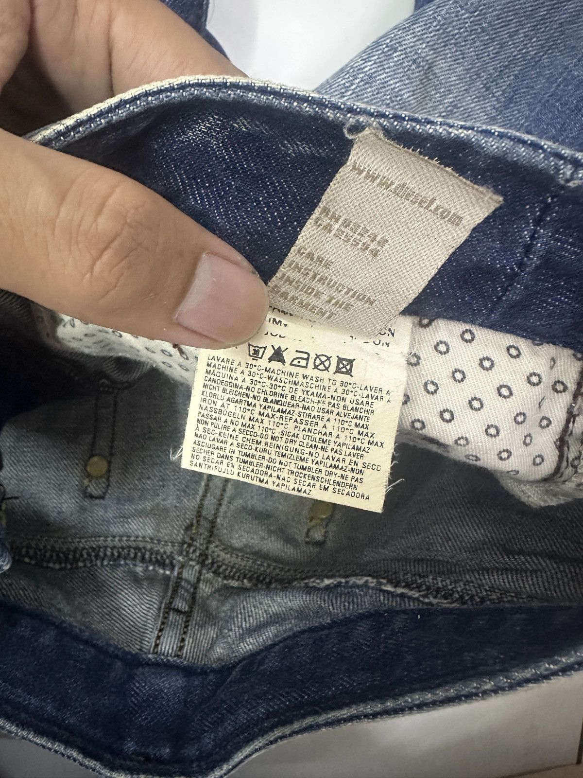 Diesel × Vintage Vintage DIESEL Industry Denim Size US 31 - 14 Thumbnail