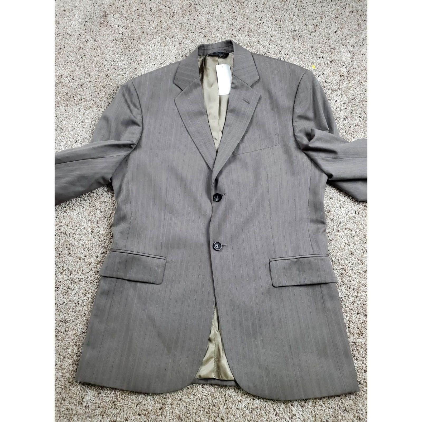 Banana Republic VINTAGE Banana Republic Blazer Jacket Mens Gray 2 Button NWT Size 38R Size 38R - 5 Thumbnail