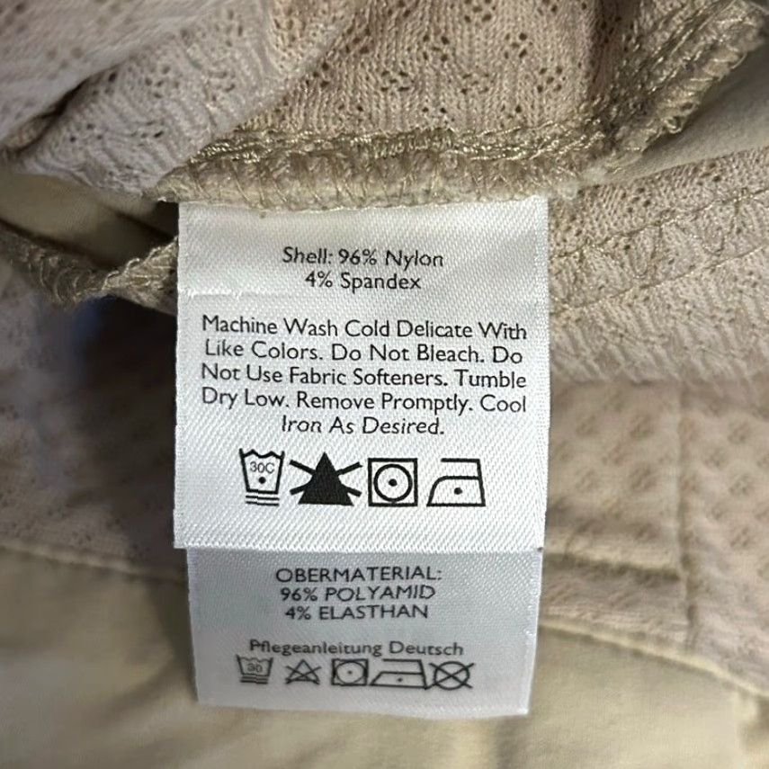 Eddie Bauer Eddie Bauer Travex Womens Pants Beige Mid Rise Straight Roll Tab Leg Stretch 16 Size 26" / US 2 / IT 38 - 5 Thumbnail