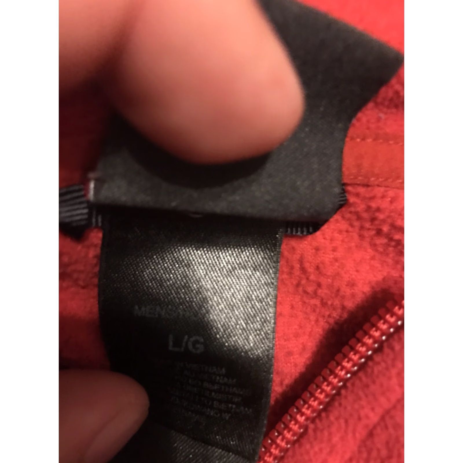 The North Face The North Face Red Pullover Fleece Sweater Mens Size L 1/4 Zip Shirt/Top Size US L / EU 52-54 / 3 - 4 Thumbnail