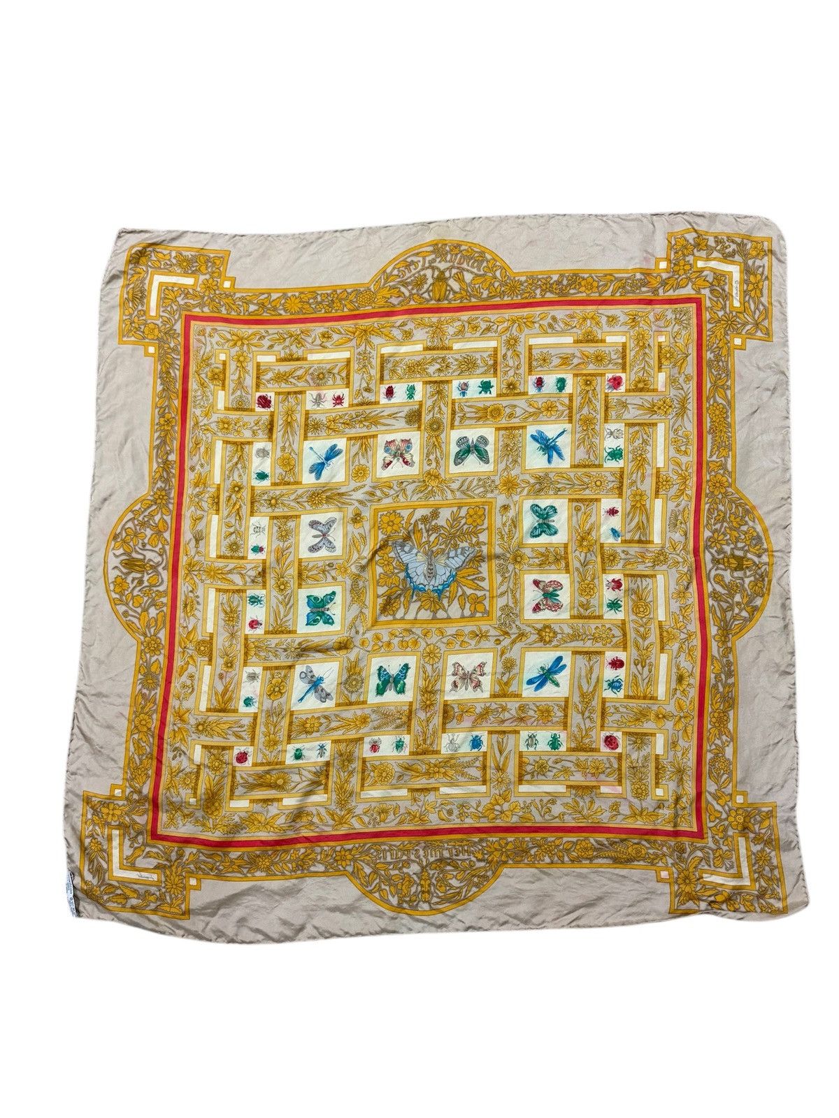 Hermes vintage Herme’s Paris JoyauxdeL’ete Jacquelot 90s Silk Scarf Size ONE SIZE - 3 Thumbnail