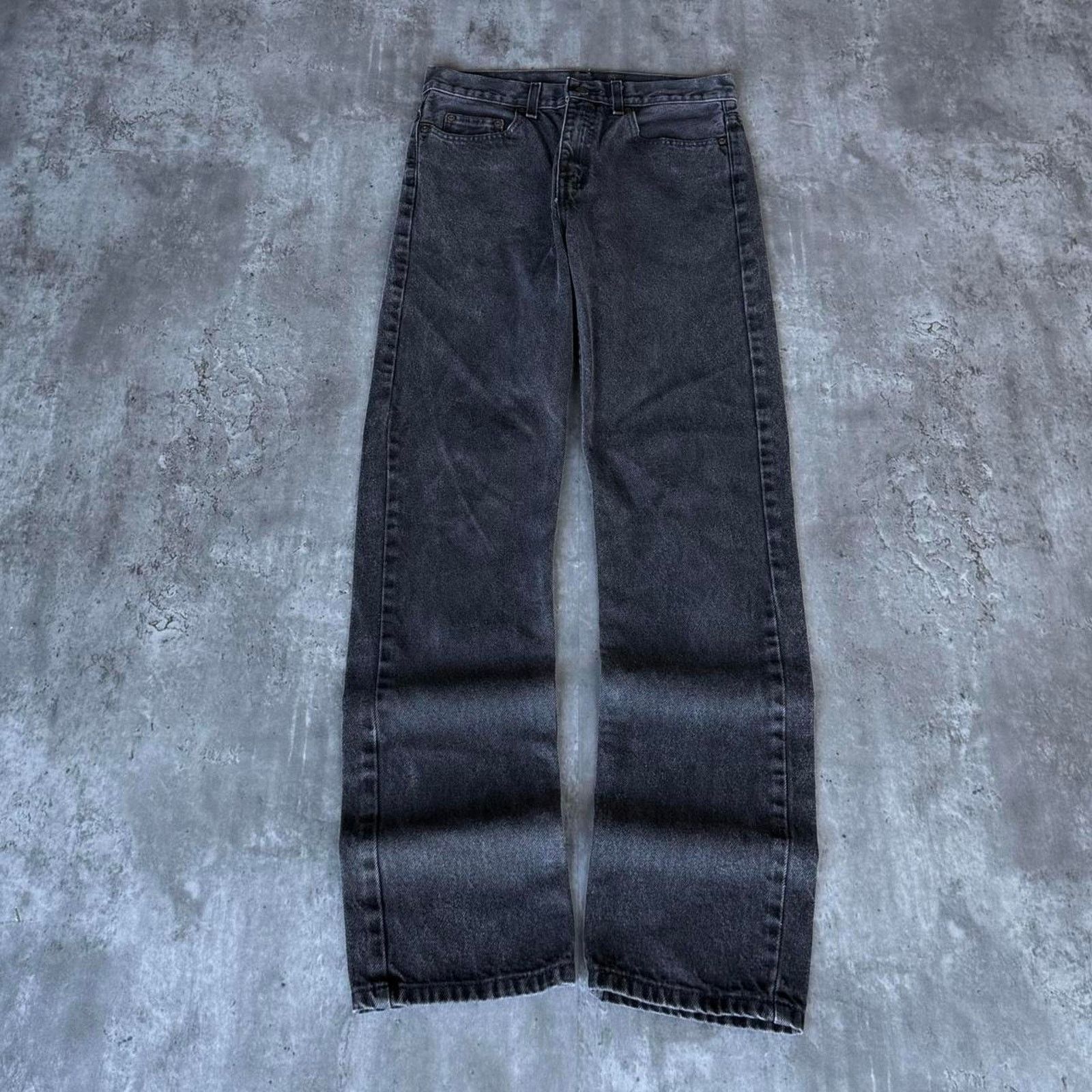 Japanese Brand × Vintage Vintage Y2K Faded Black Grunge Opium Essential Denim Jeans Size US 29 - 2 Thumbnail