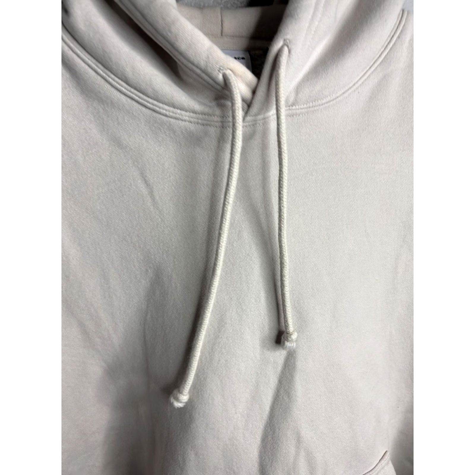 TNA VINTAGE? No — TNA Sweatfleece Hoodie Womens S White Cozy Fleece Boyfriend Pullover Pocket Shirt? Size S / US 4 / IT 40 - 3 Thumbnail