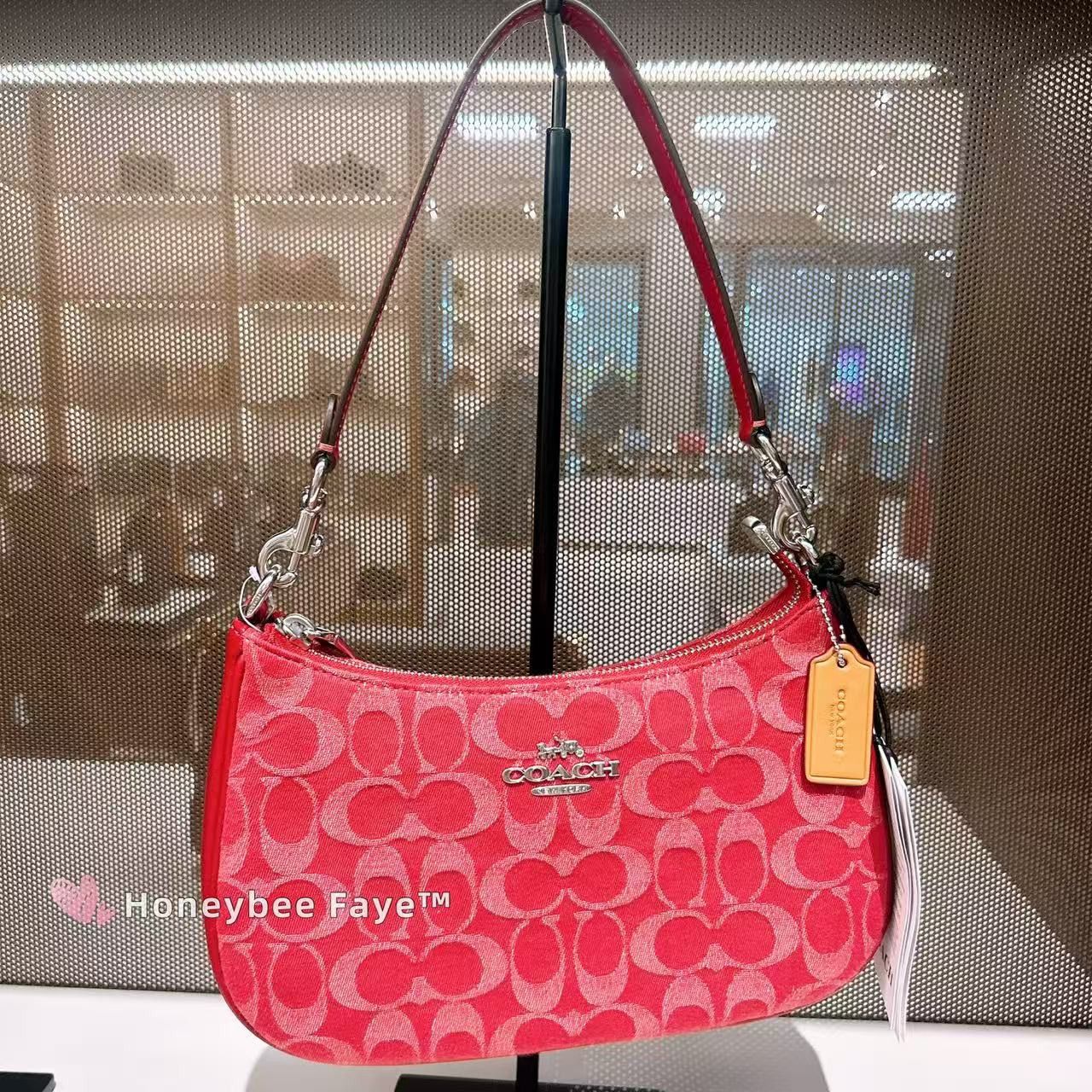 Coach Teri Shoulder Bag In Signature Denim CDE43 Size ONE SIZE - 1 Thumbnail