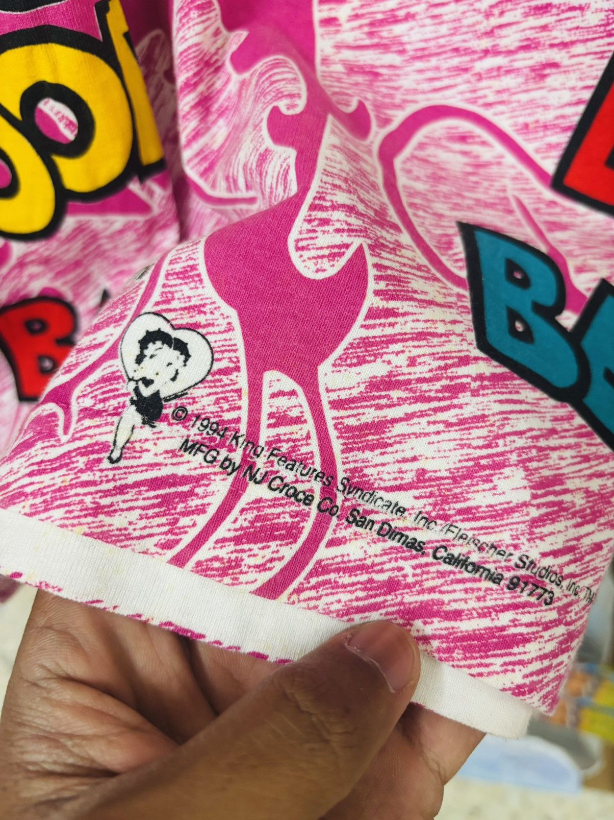 Vintage VINTAGE 1994 BETTY BOOB FULLPRINT Size US L / EU 52-54 / 3 - 5 Thumbnail