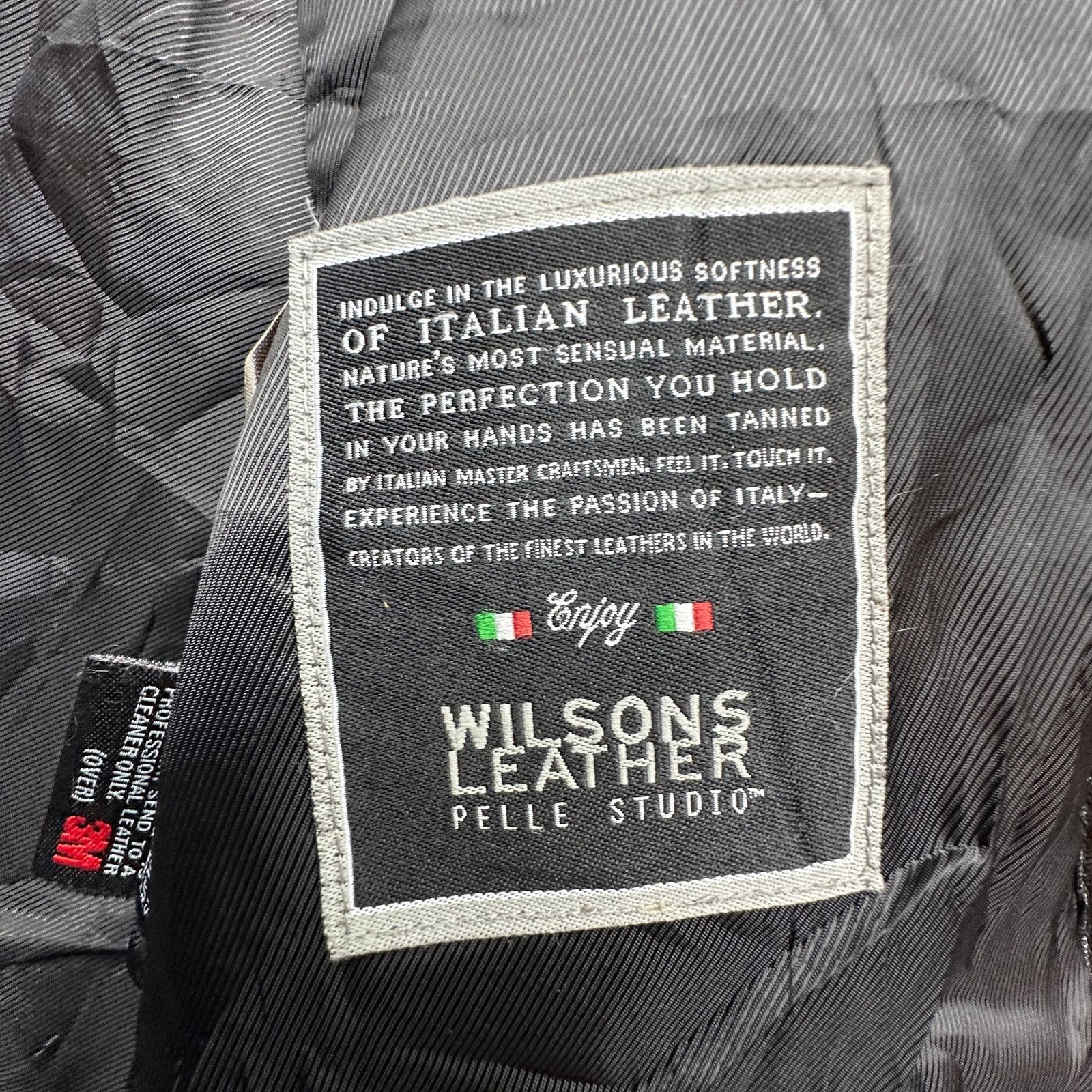 Wilsons Leather Wilsons Leather Pelle Studio Leather Jacket Womens Large Size L / US 10 / IT 46 - 9 Thumbnail