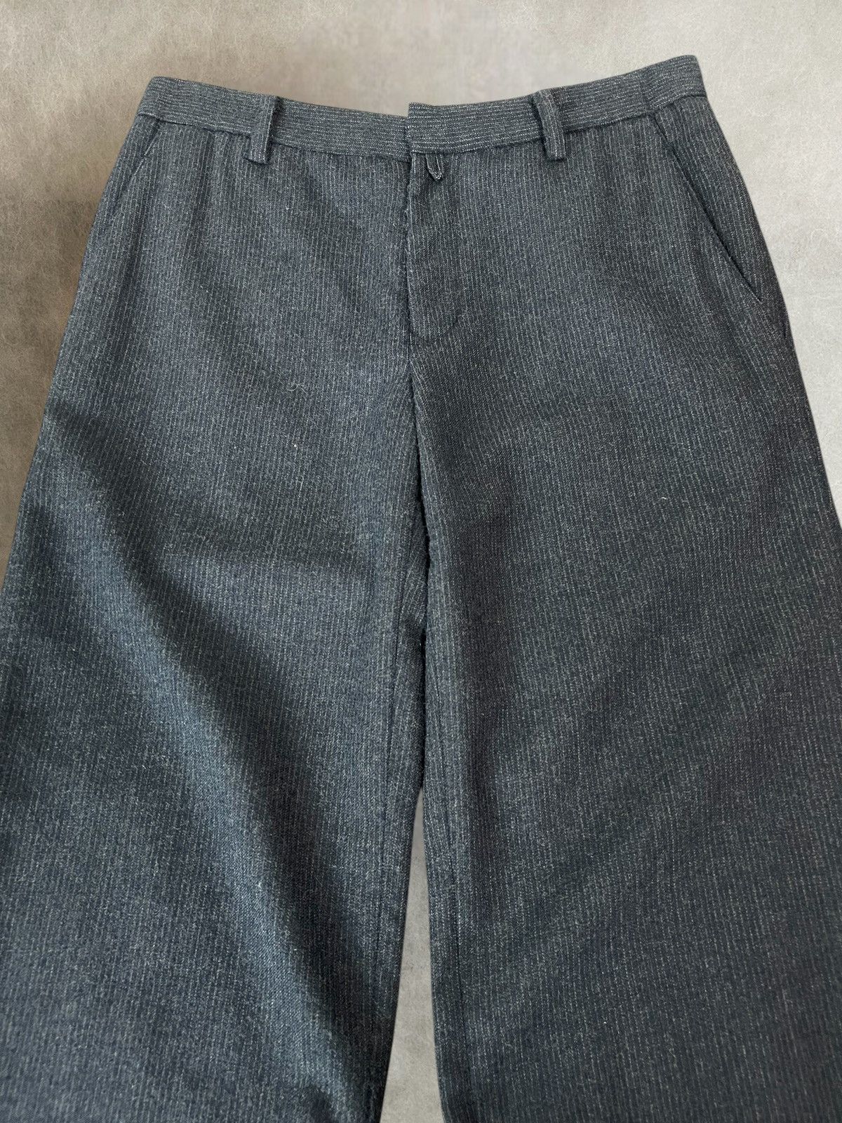 Tsumori Chisato tsumori chisato brush wool pinstripes trousers Size US 31 - 4 Thumbnail