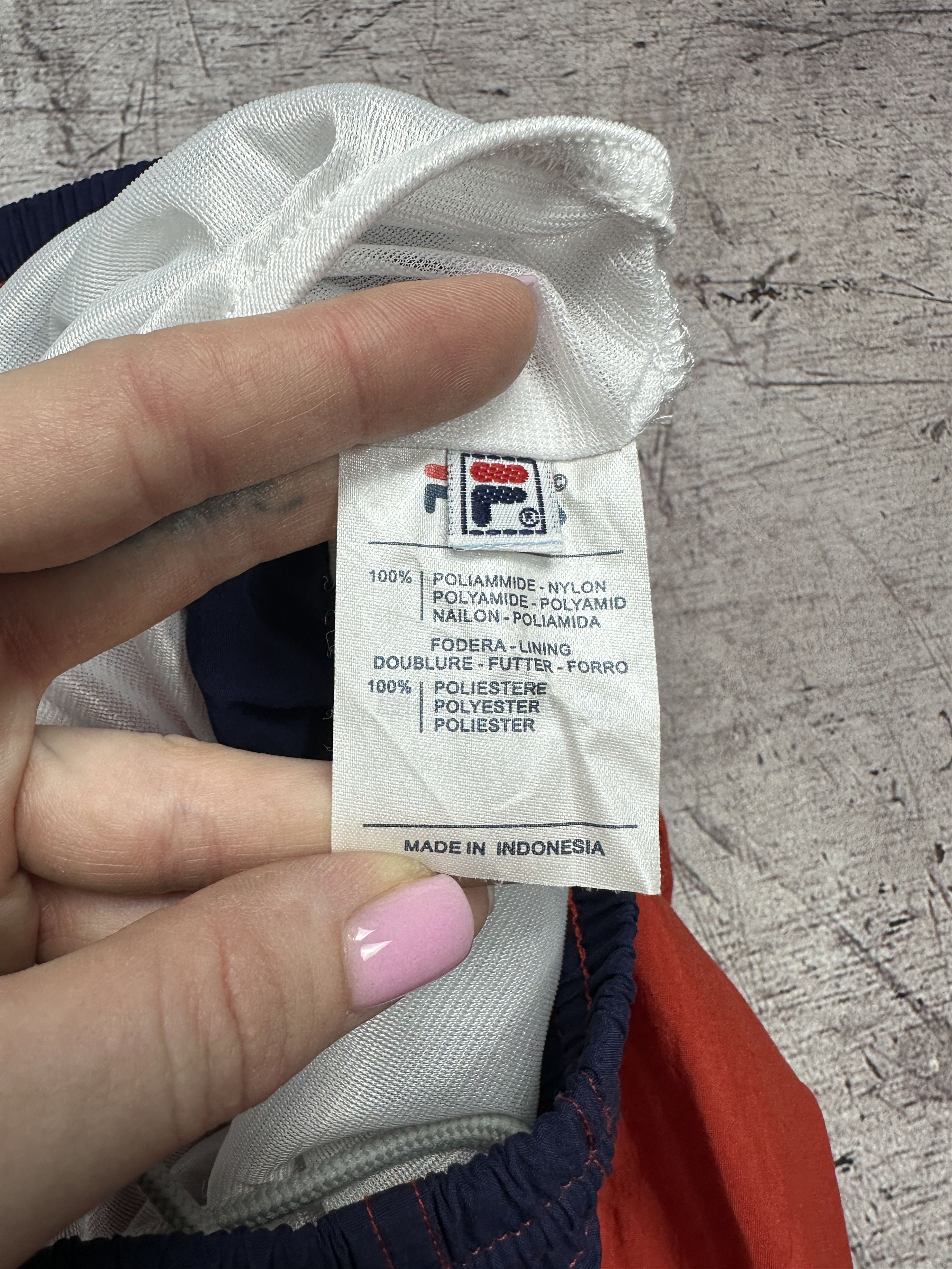 Fila Fila Vintage Mens Big Logo Nylon Swimming Shorts Size US 30 / EU 46 - 5 Thumbnail