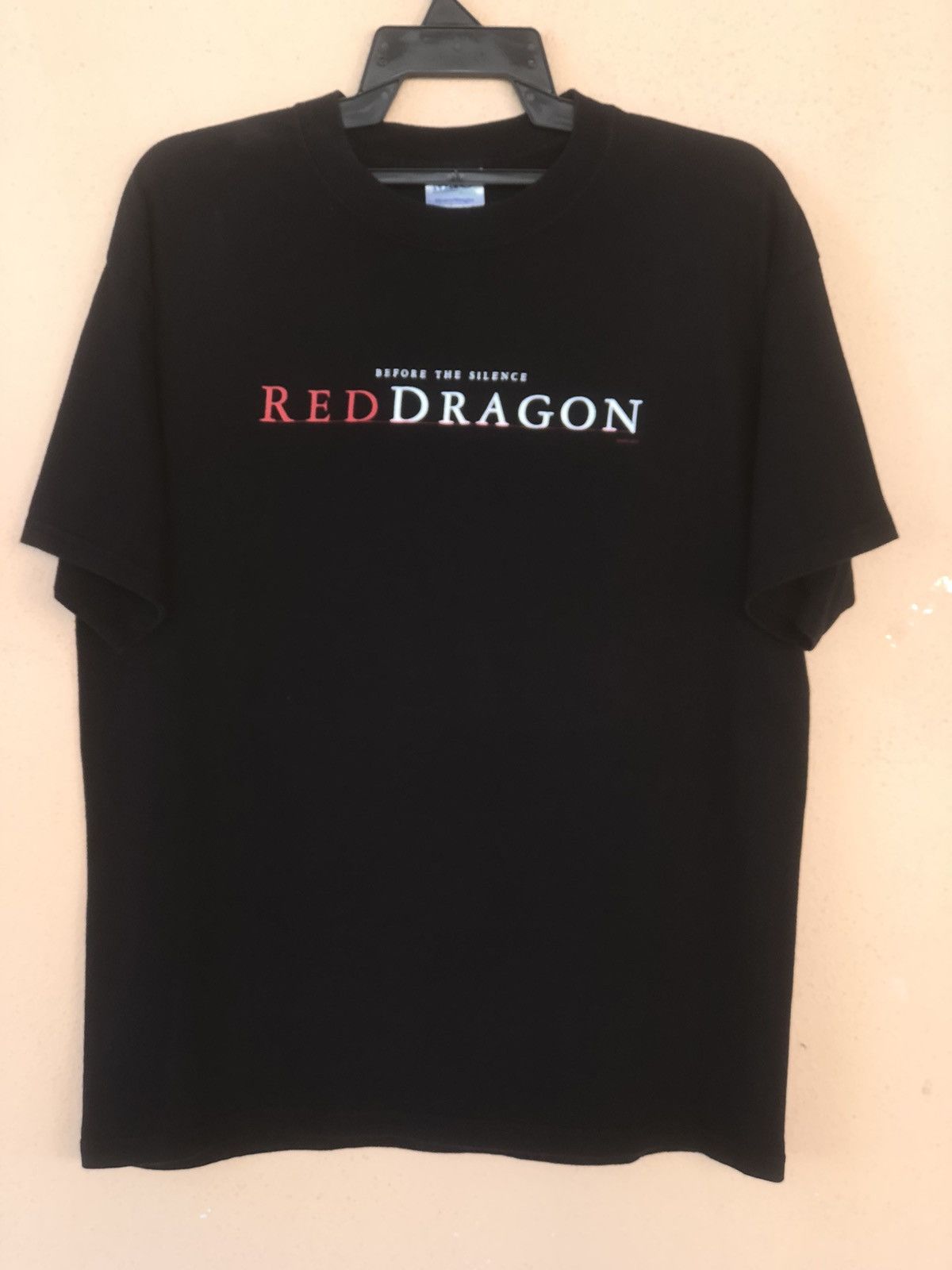 Vintage RED DRAGON Horror Crime Movie Promo Tee - Tops