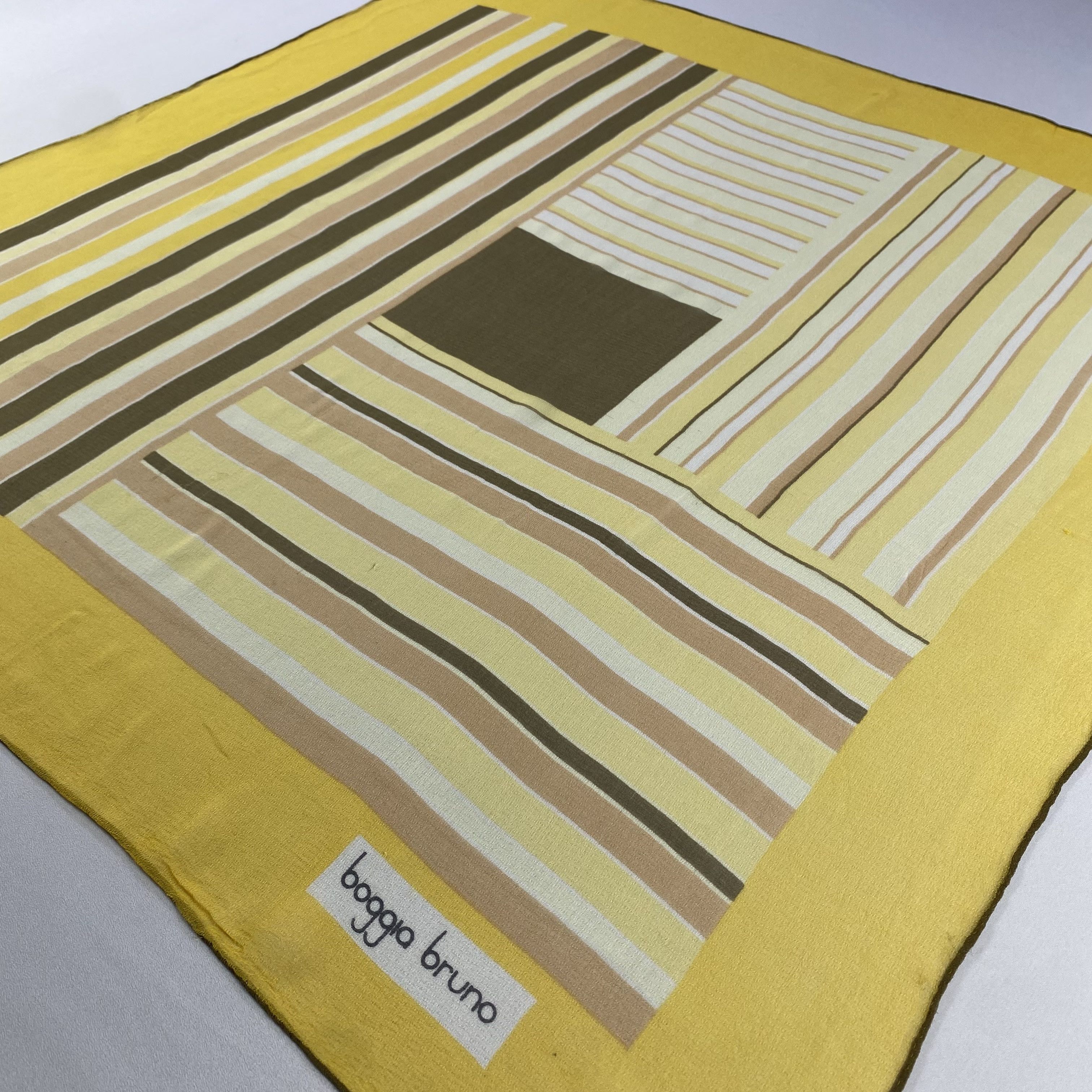 Japanese Brand × Vintage Vintage Baggia Bruno Silk Scarf SS044 Size ONE SIZE - 3 Thumbnail