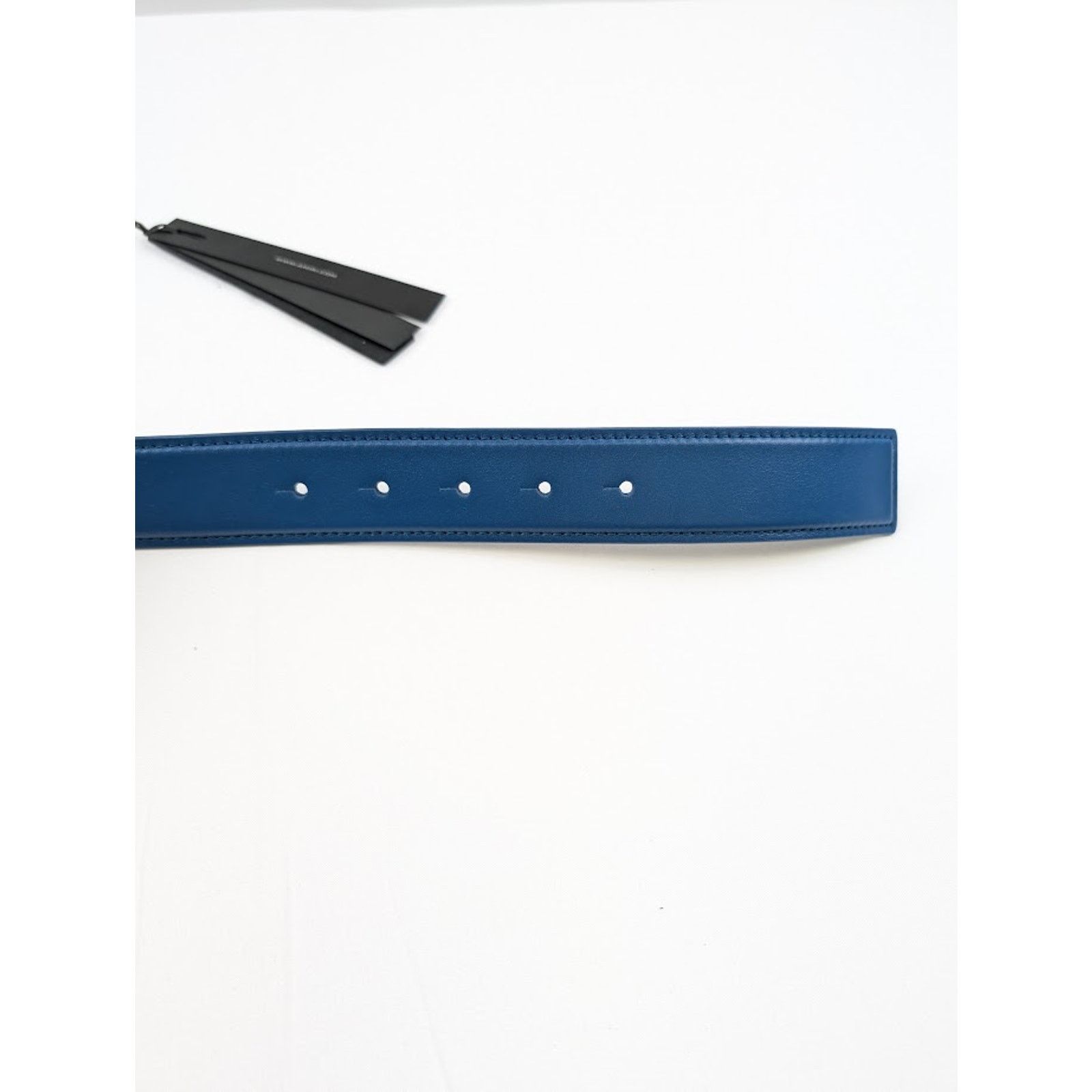 Amiri o1rshd1 Q:8 / Size: 90 / Nappa Belt in Blue Size 34 - 12 Thumbnail