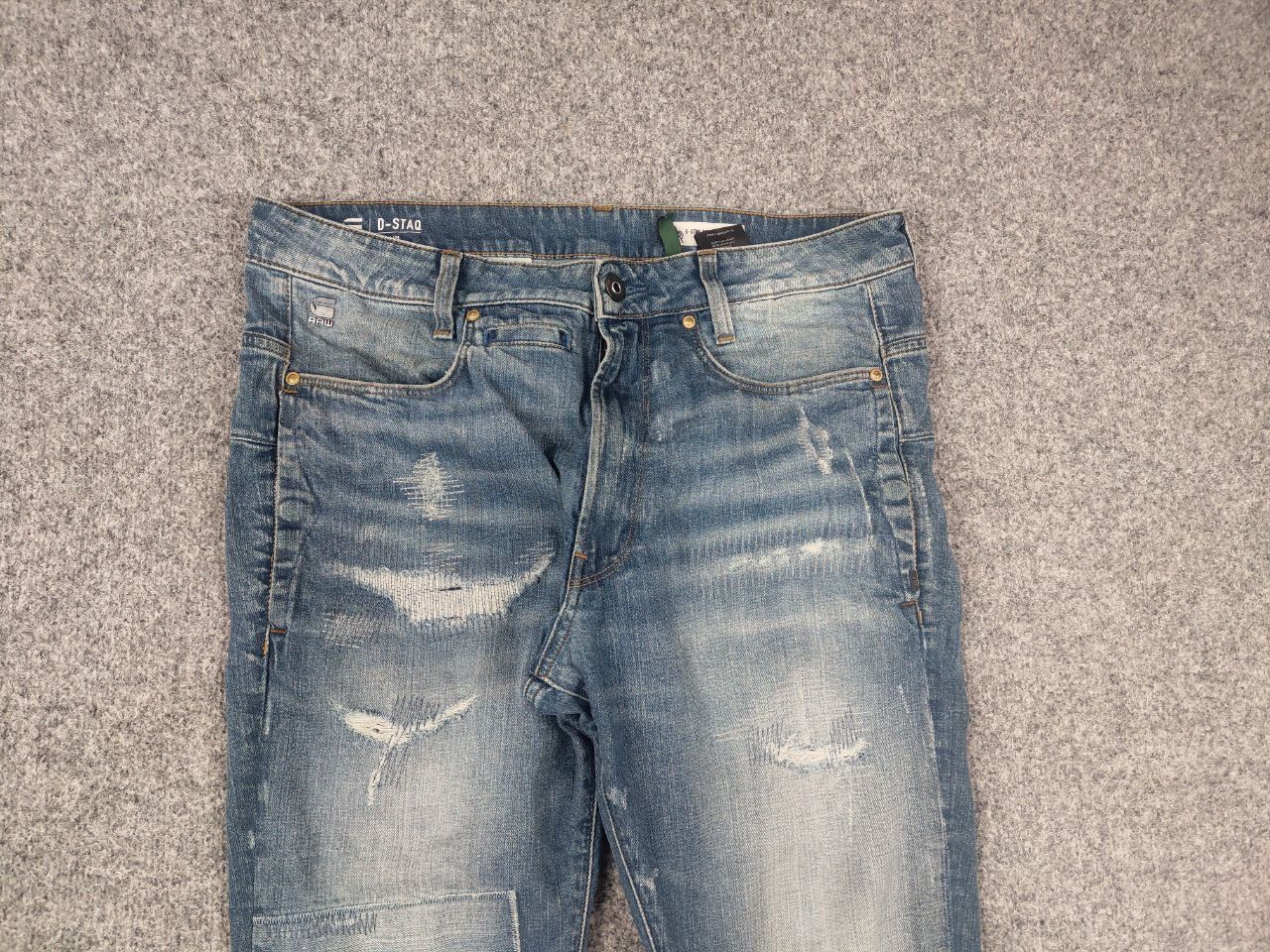 G-Star G Star raw d'staq 3d Slim Restored denim jeans Vintage Stule Size US 33 - 3 Thumbnail