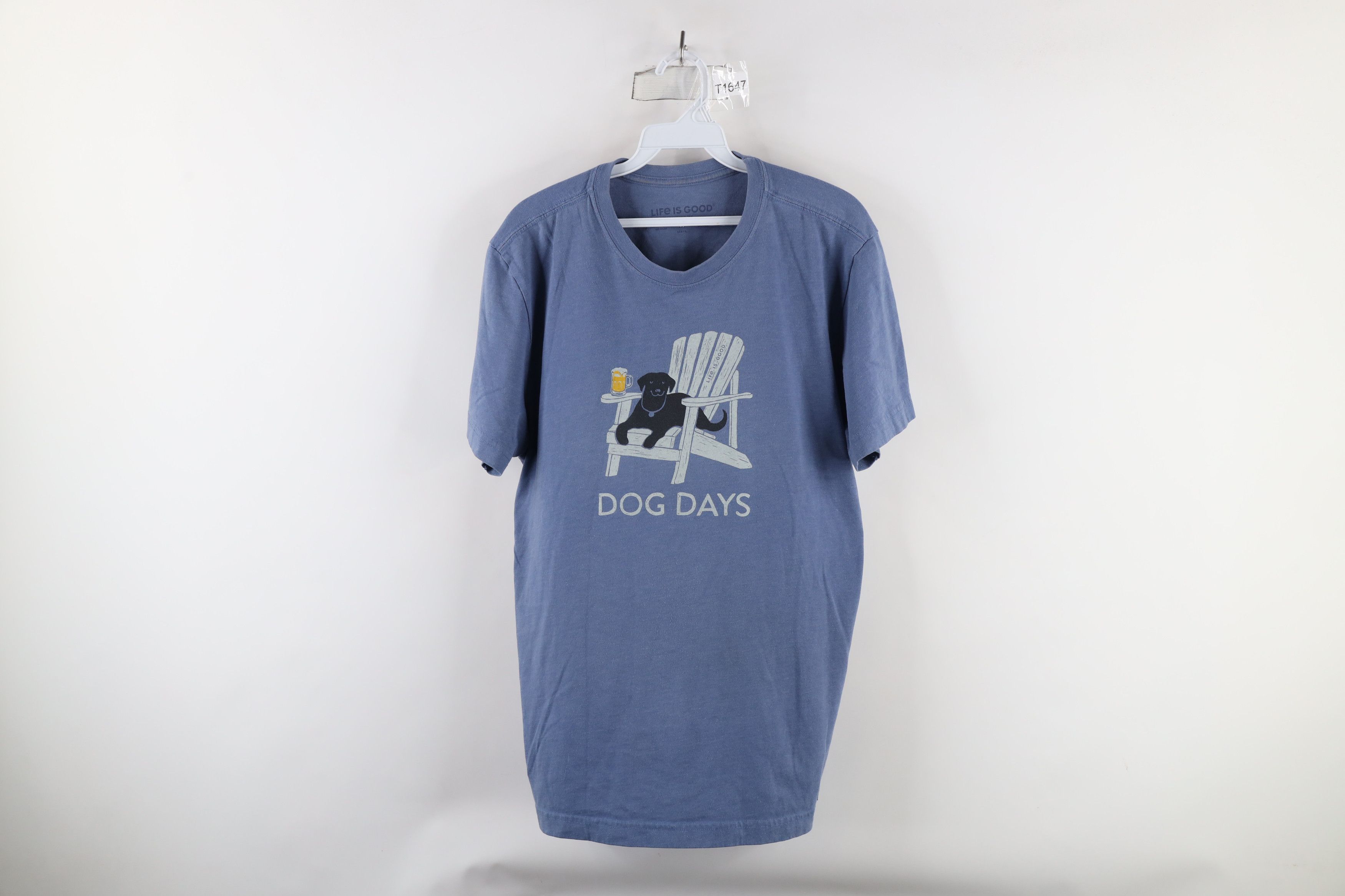 Life is Good × Vintage Life Is Good Crusher Tee Out Dog Days Short Sleeve T-Shirt Size US M / EU 48-50 / 2 - 1 Thumbnail