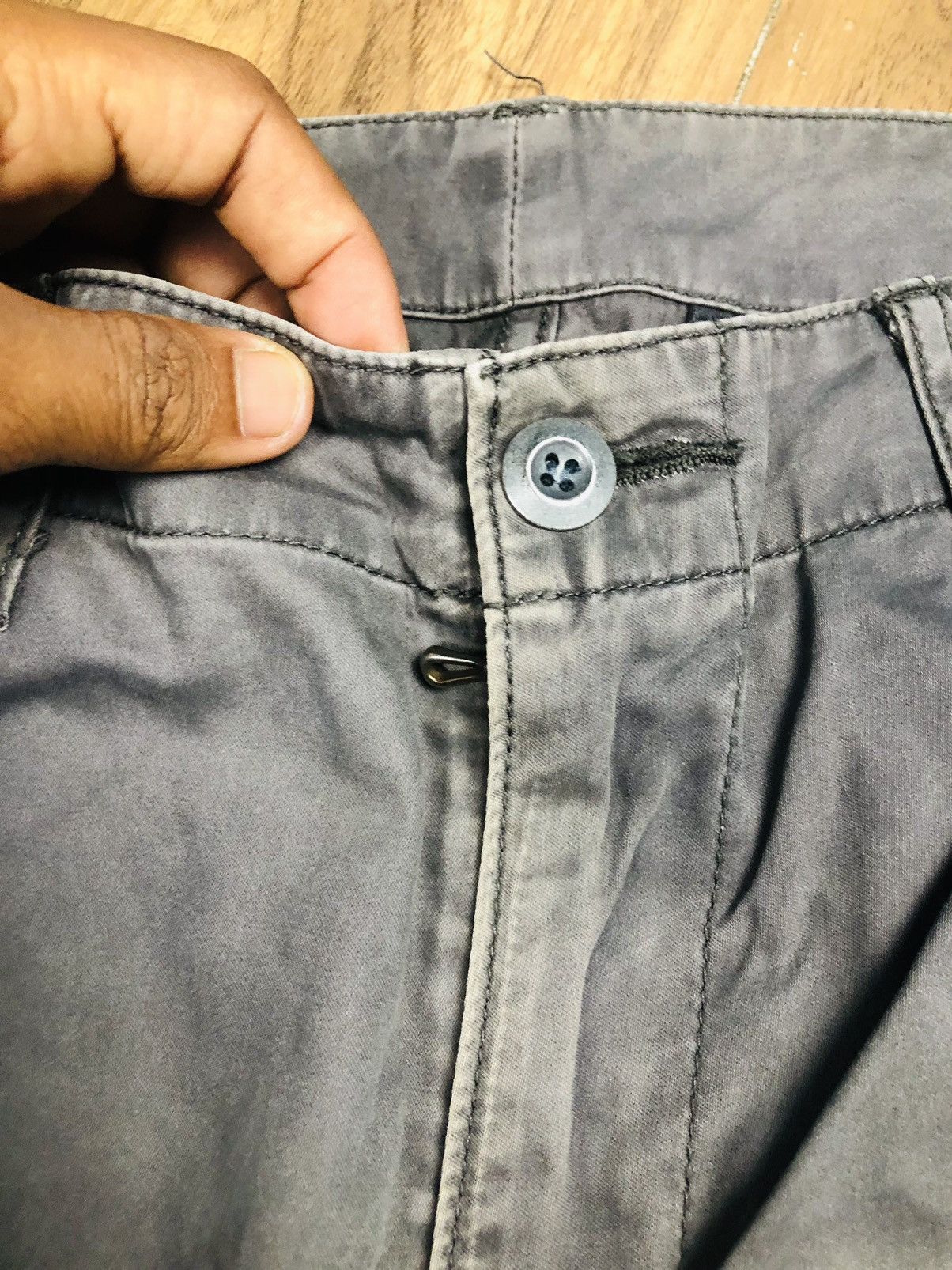 Attachment ATTACHMENT Made in Japan Wide Leg Cargo Pants (40) Size US 31 - 7 Thumbnail