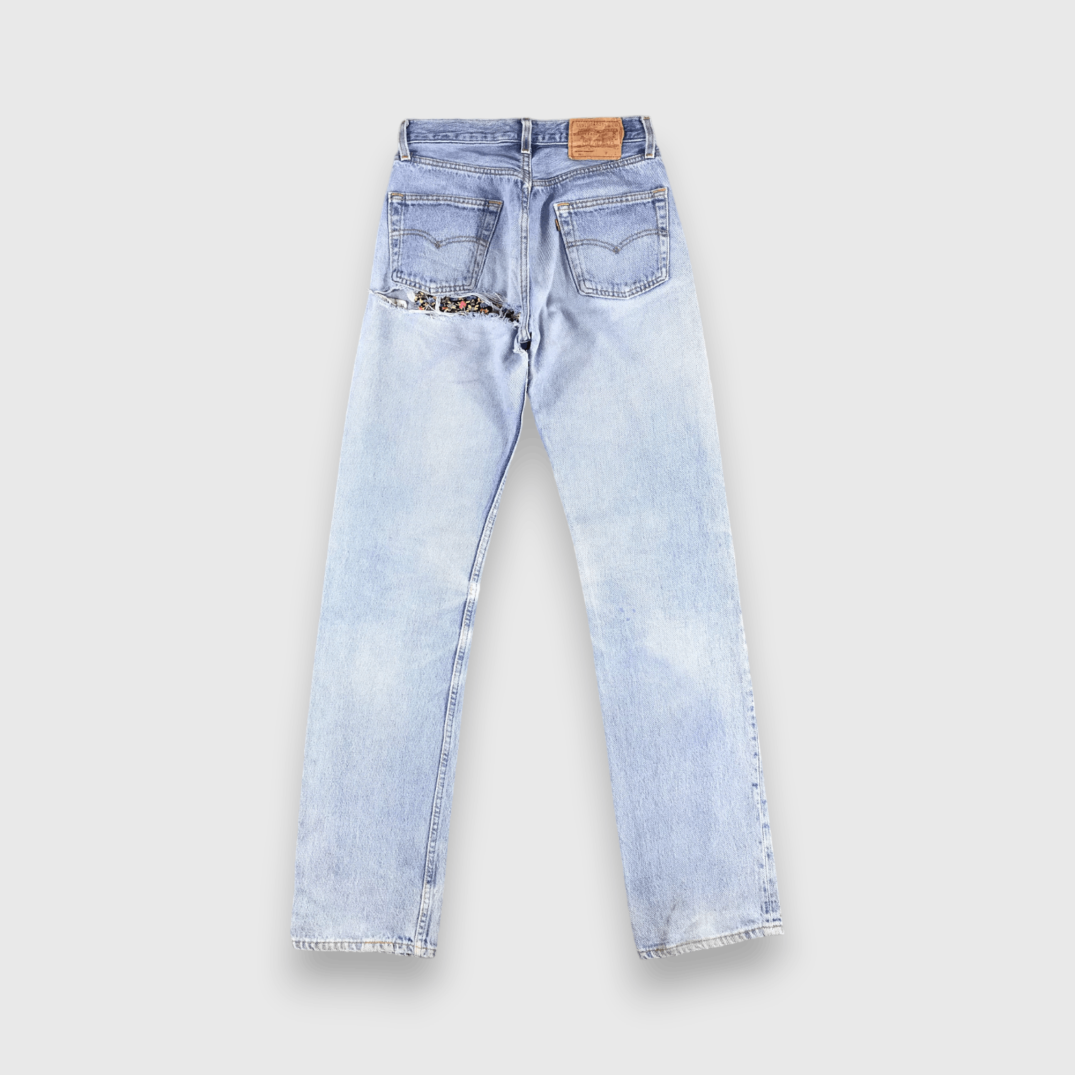Levi's Vintage 90s Distress Levis 501 Jeans-J1408 Size US 28 / EU 44 - 2 Thumbnail