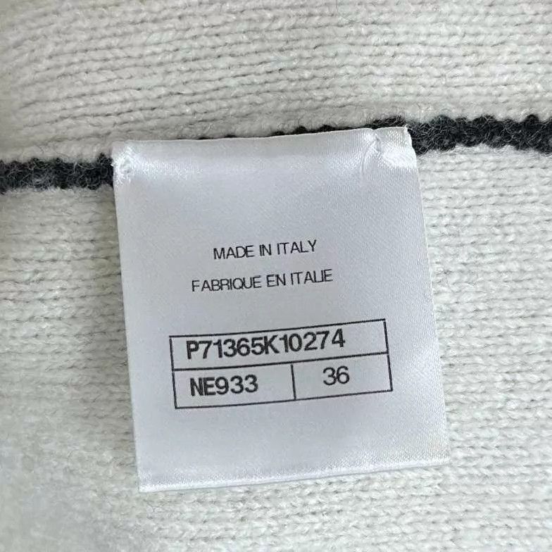 Chanel Chanel Black & White Panda Cashmere Jacket Women's 36 Size XS / US 0-2 / IT 36-38 - 4 Thumbnail