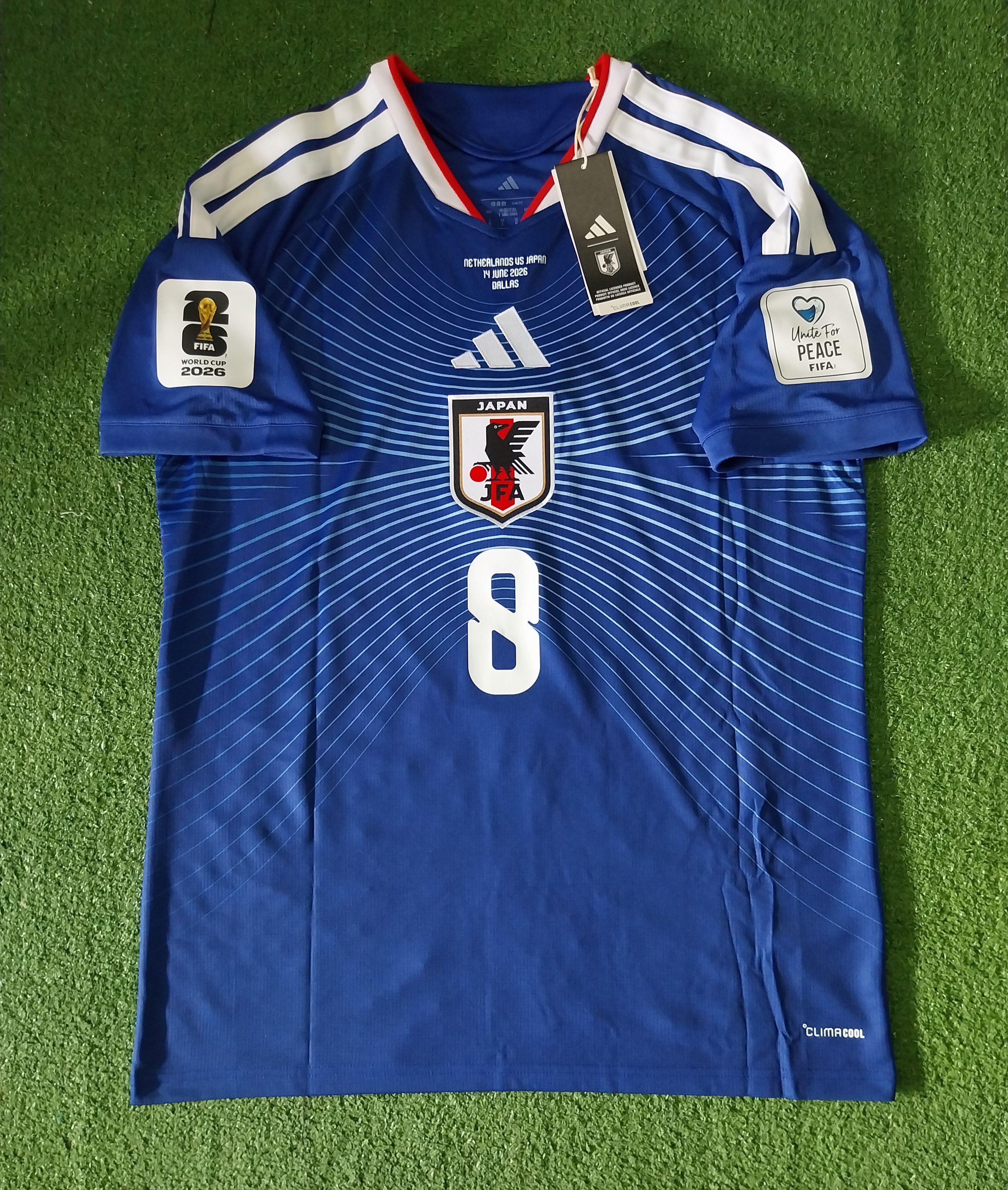 Adidas Japan World Cup 2022 player issue home shirt #11 Kubo | Grailed