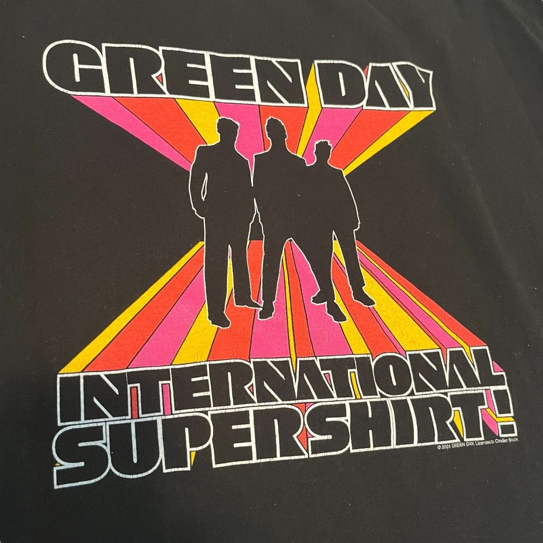 Band Tees × Vintage VINTAGE Green Day International Superhits T Shirt Size US XL / EU 56 / 4 - 2 Thumbnail