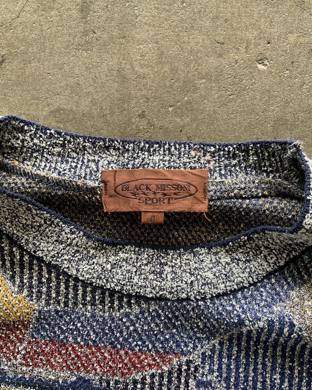Japanese Brand Vintage Black Missoni Sport Knitwear Size US L / EU 52-54 / 3 - 3 Thumbnail