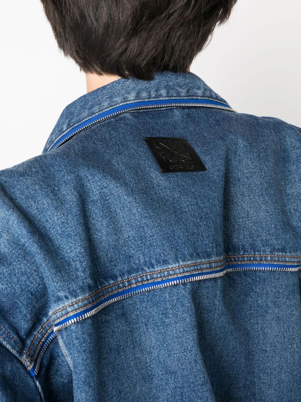 Off-White o1y0225 Denim Jacket in Blue Size US XS / EU 42 / 0 - 3 Thumbnail