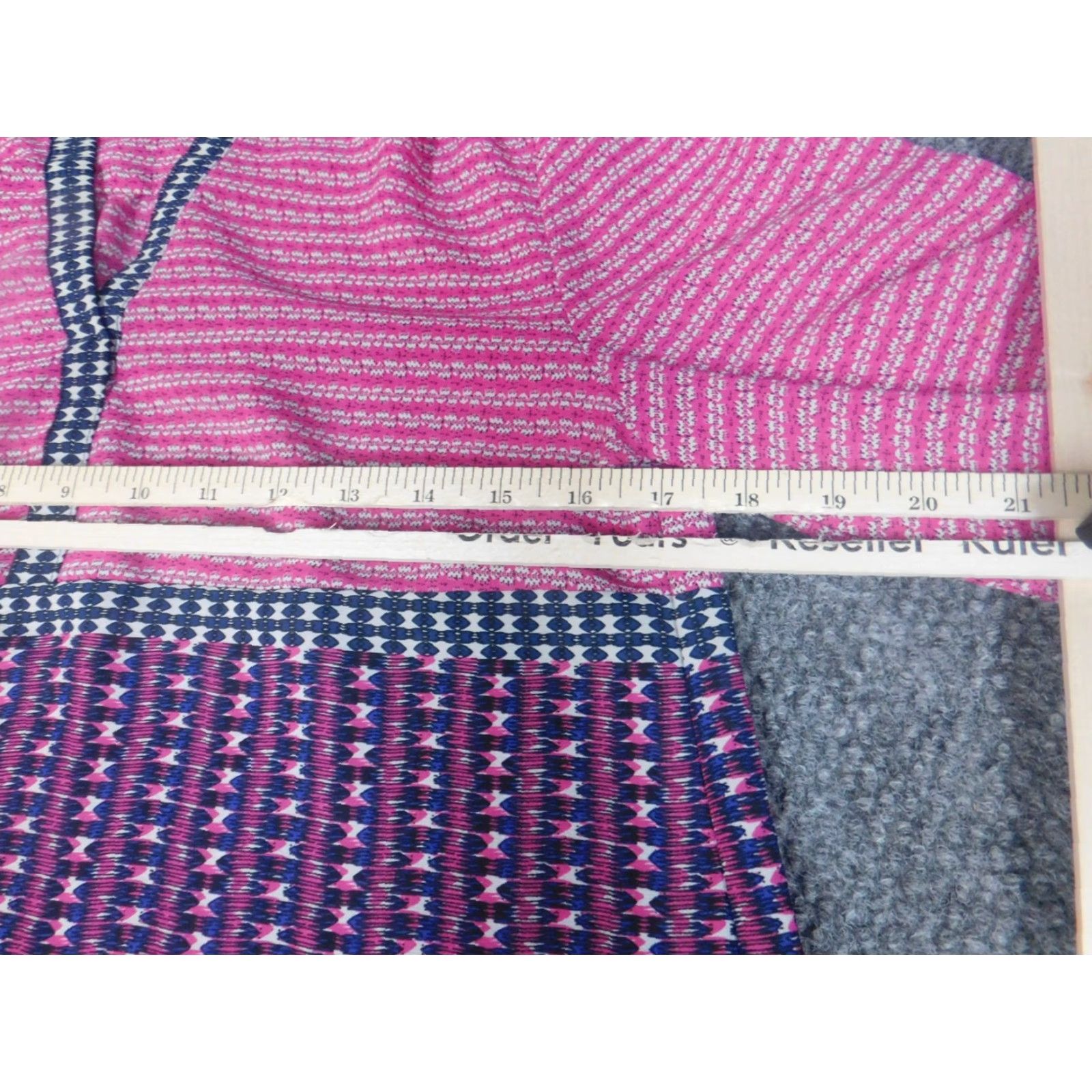 Willi Smith Willi Smith Blouse Womens S Pink Striped Pullover Collared Long Sleeve Button Polyester Regular Stretch Casual Vintage No Size S / US 4 / IT 40 - 5 Thumbnail