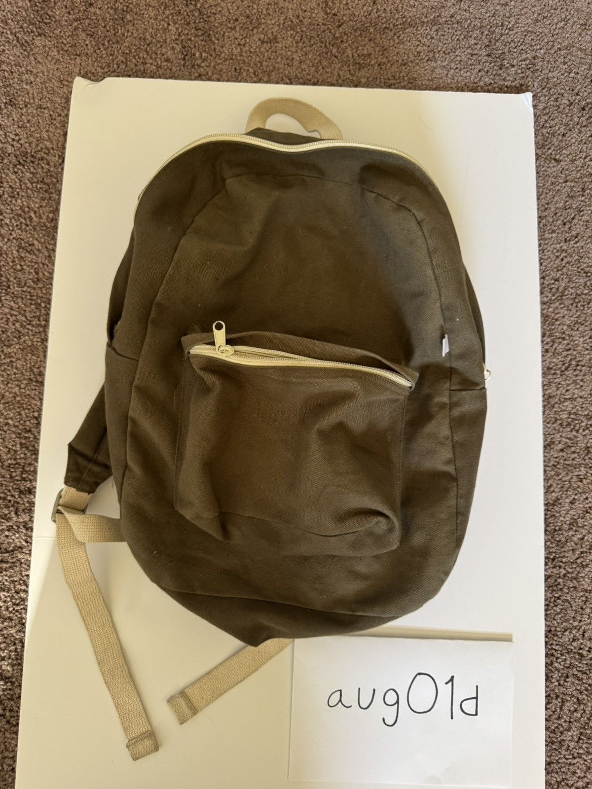 Los Angeles Apparel los angeles apparel backpack - olive Size ONE SIZE - 1 Thumbnail