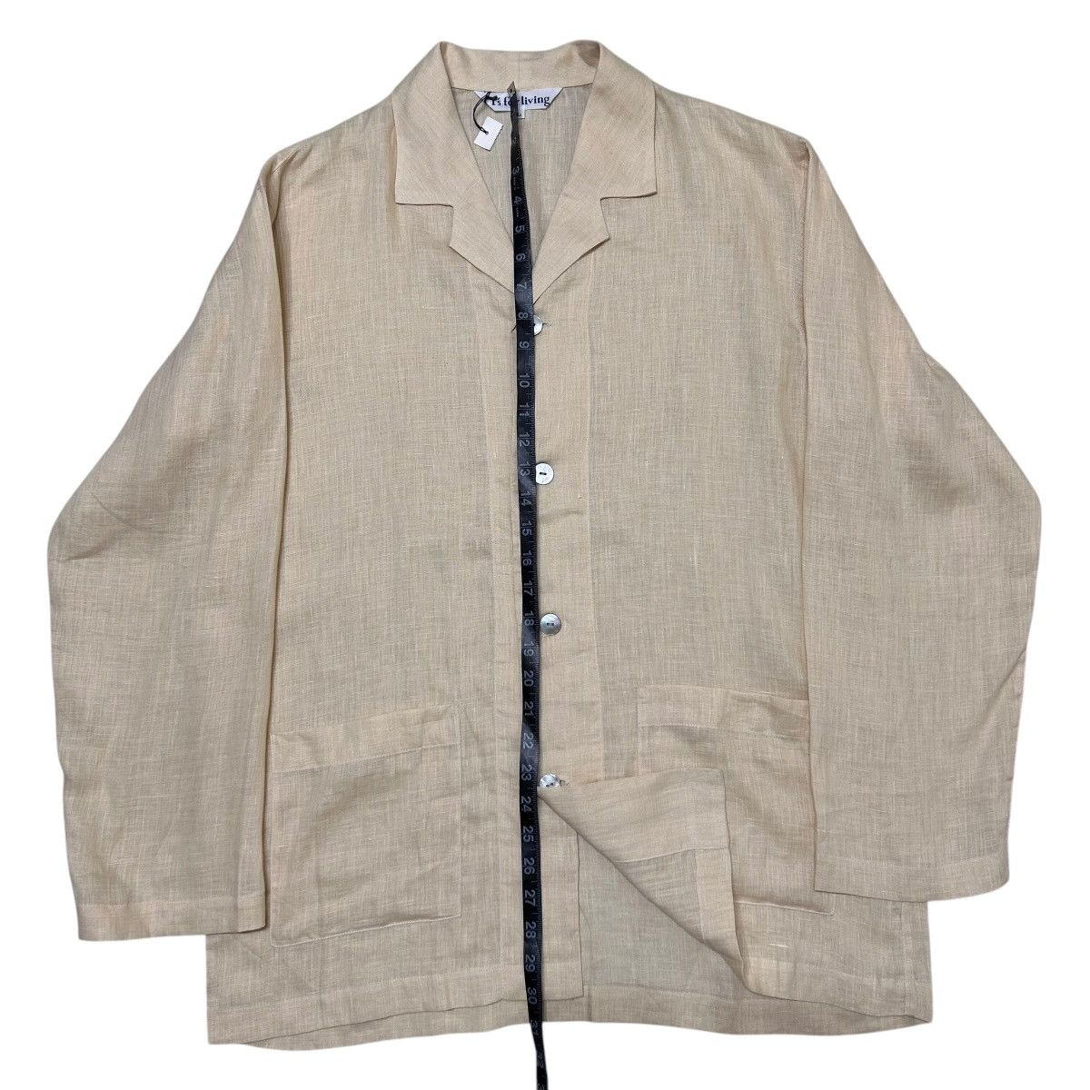 Yohji Yamamoto 739 90s Y's Yohji Yamamoto set up room wear linen vintage Size US L / EU 52-54 / 3 - 10 Thumbnail