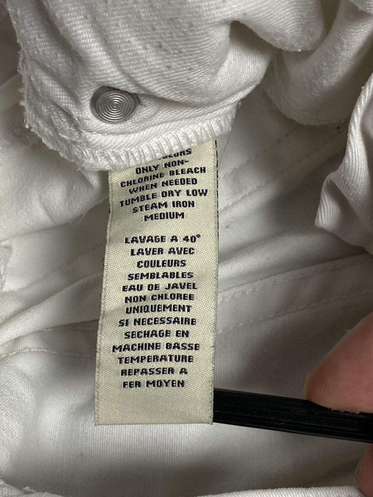Polo Ralph Lauren Vintage Polo Jeans Co Bootcut Pants 30x32 White Ralph Lauren Size 28" / US 6 / IT 42 - 16 Thumbnail