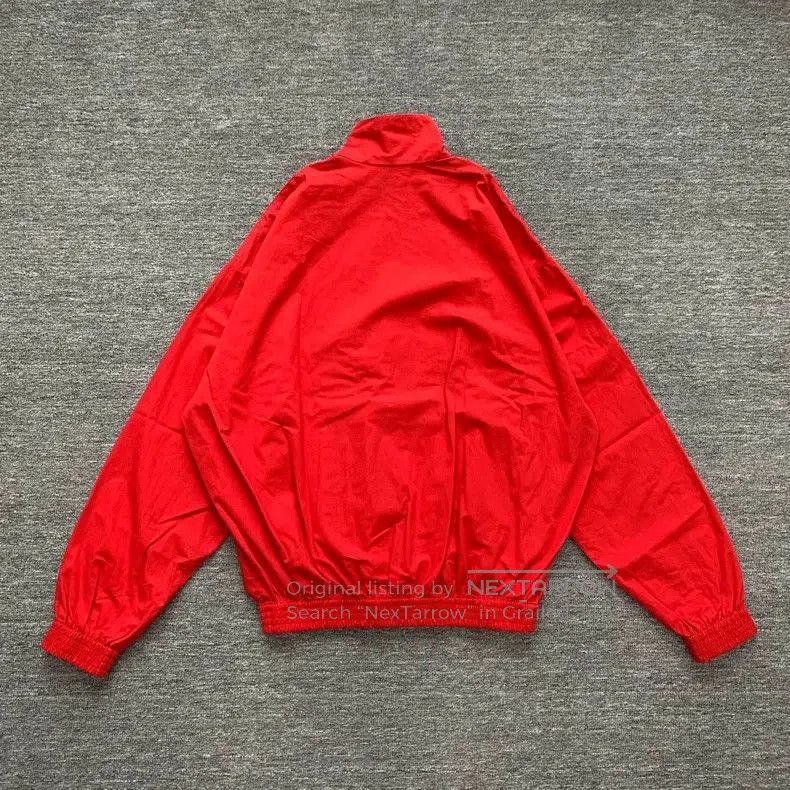 Balenciaga Balenciaga Red Double Logo Windbreaker Jacket. Size US XS / EU 42 / 0 - 2 Thumbnail