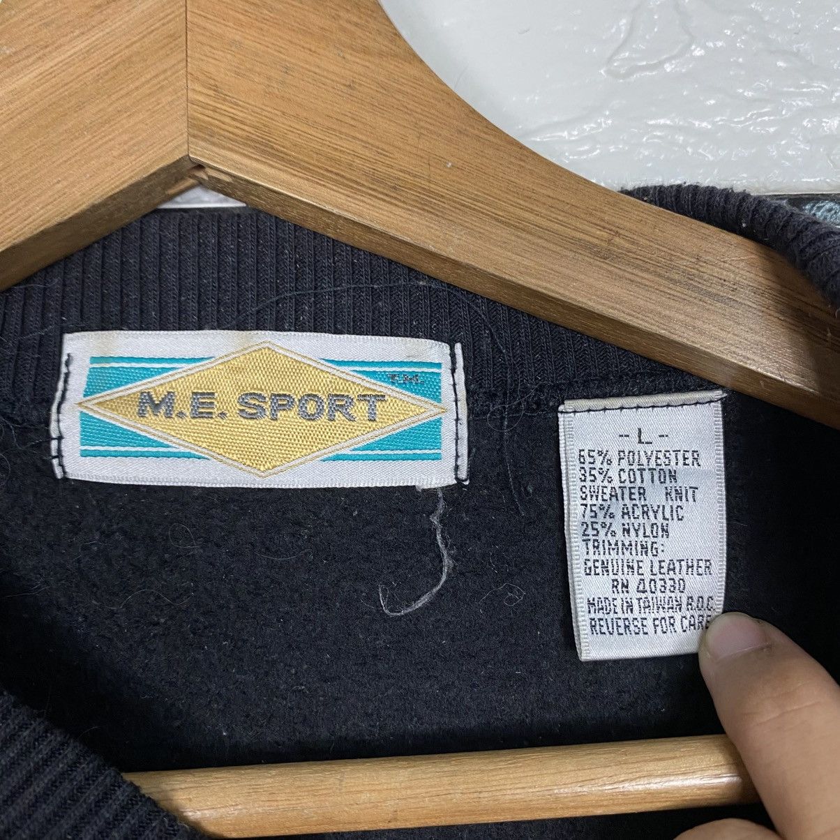 Issey Miyake Vintage Sweatshirt ME Sport Big Logo Size US L / EU 52-54 / 3 - 13 Thumbnail