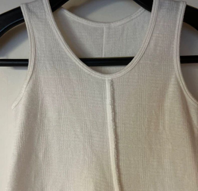 Y's Y's White asymmetric sleeveless vest Size US M / EU 48-50 / 2 - 3 Thumbnail