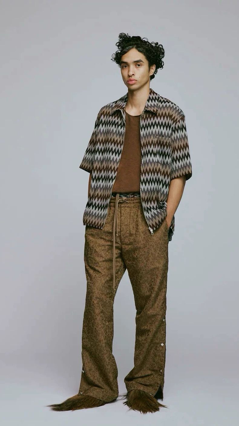 Song For The Mute Song For The Mute woven wave pattern short-sleeve shirt Size US S / EU 44-46 / 1 - 6 Thumbnail