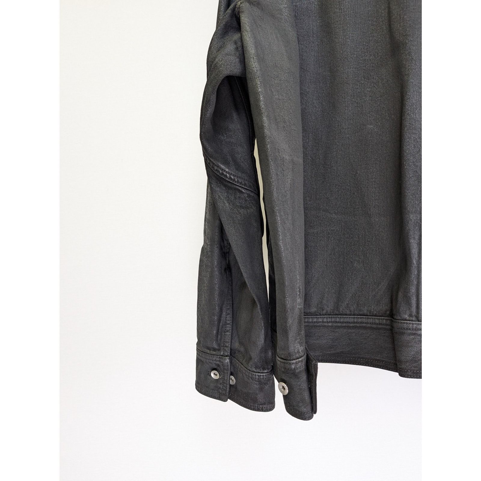 Rick Owens o1rshd1 Lido Worker Jacket in Black Wax Size US L / EU 52-54 / 3 - 11 Thumbnail