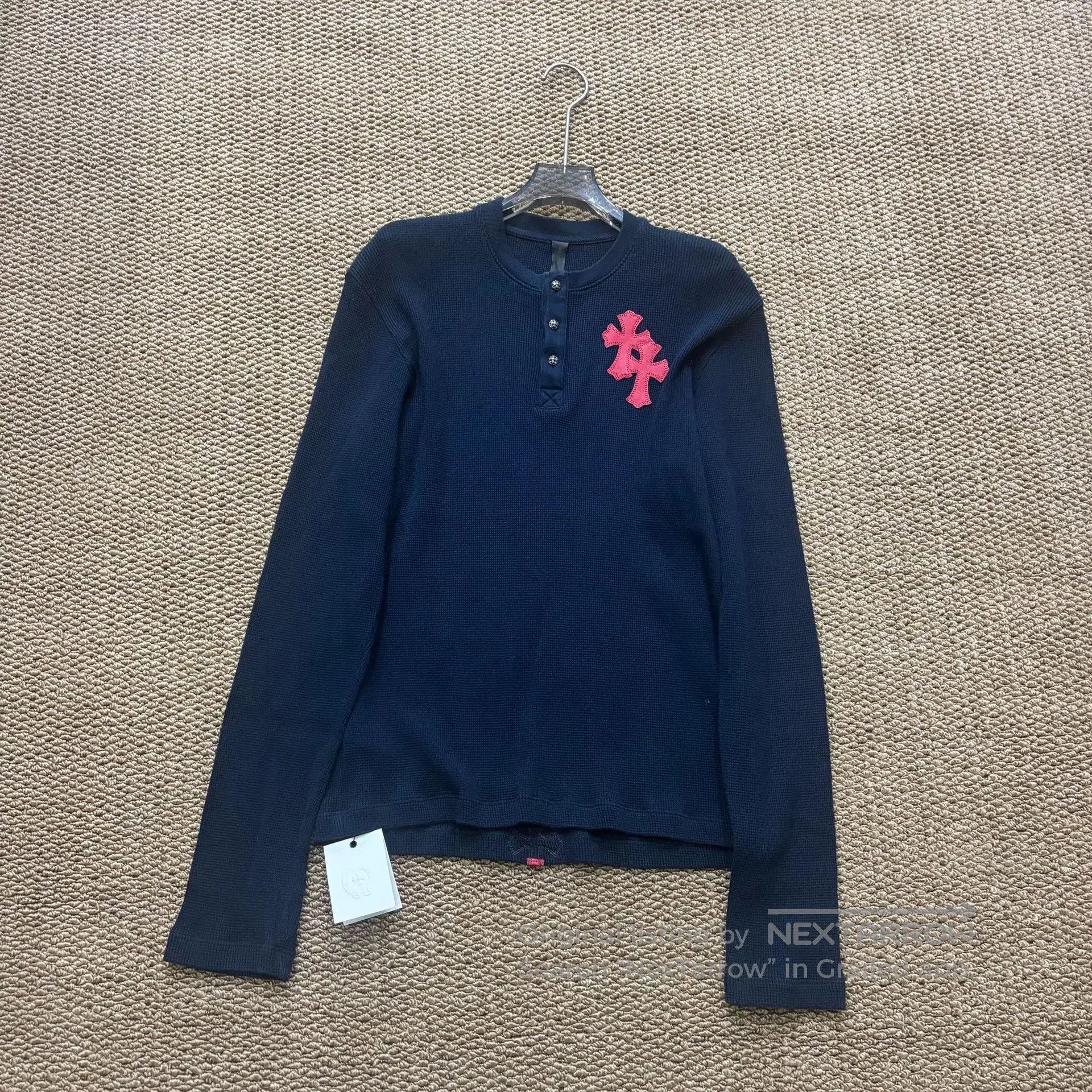 Chrome Hearts Chrome Hearts Waffle Knit Long Sleeve Top. Size US S / EU 44-46 / 1 - 1 Thumbnail