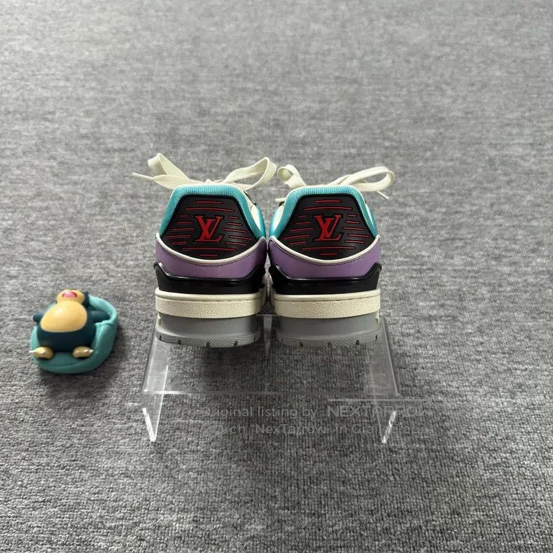 Louis Vuitton Louis Vuitton Trainer Macaron-Colored Casual Shoes Size US 5.5 / EU 38 - 3 Thumbnail