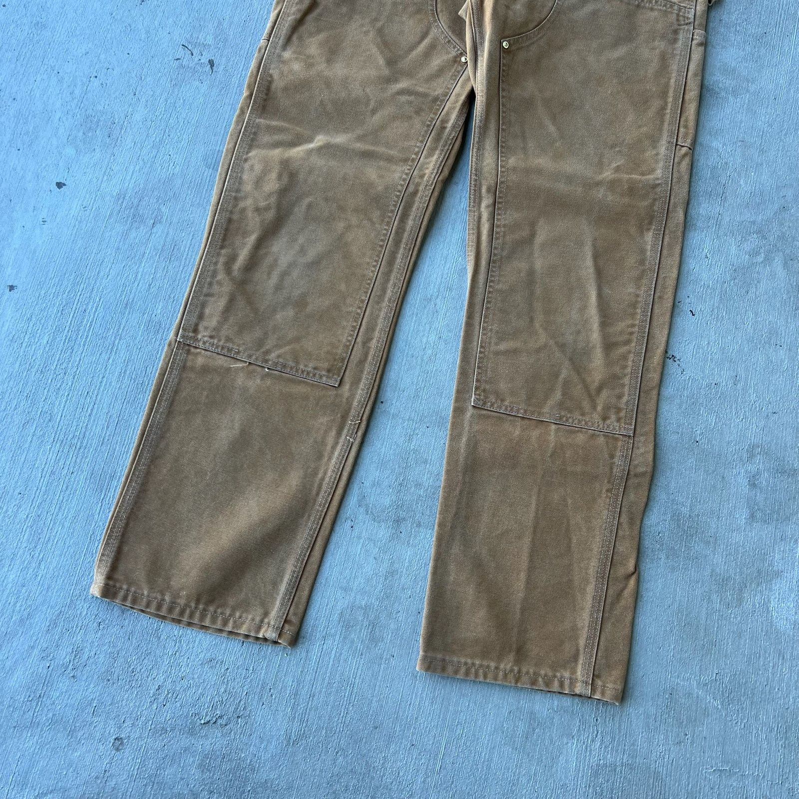 Carhartt × Vintage Carhartt brown double knee work wear carpenter pants Size US 31 - 8 Thumbnail