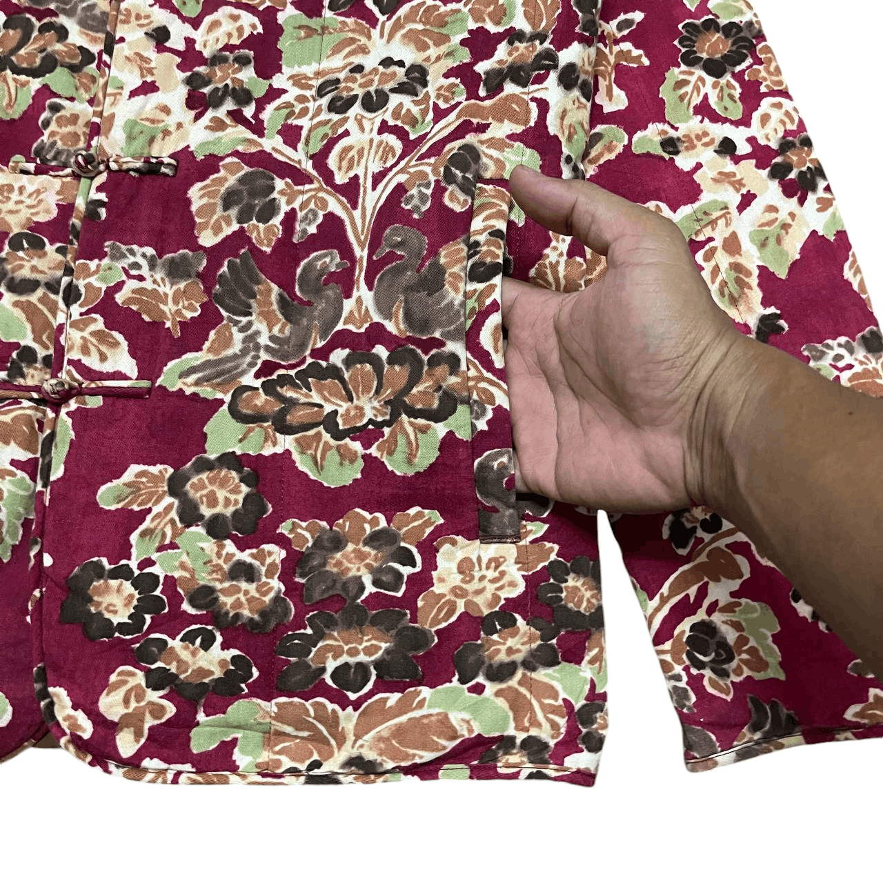 45rpm Vintage 45rpm All Over Print Duck Floral Mandarin Jacket Size US M / EU 48-50 / 2 - 6 Thumbnail