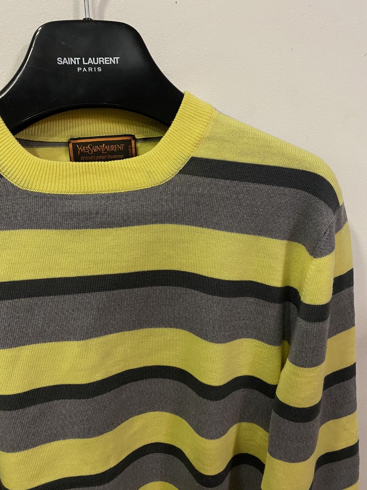 Yves Saint Laurent Italy 80s YSL Sweater Soft Wool Paris Sweatshirt Size US S / EU 44-46 / 1 - 10 Thumbnail